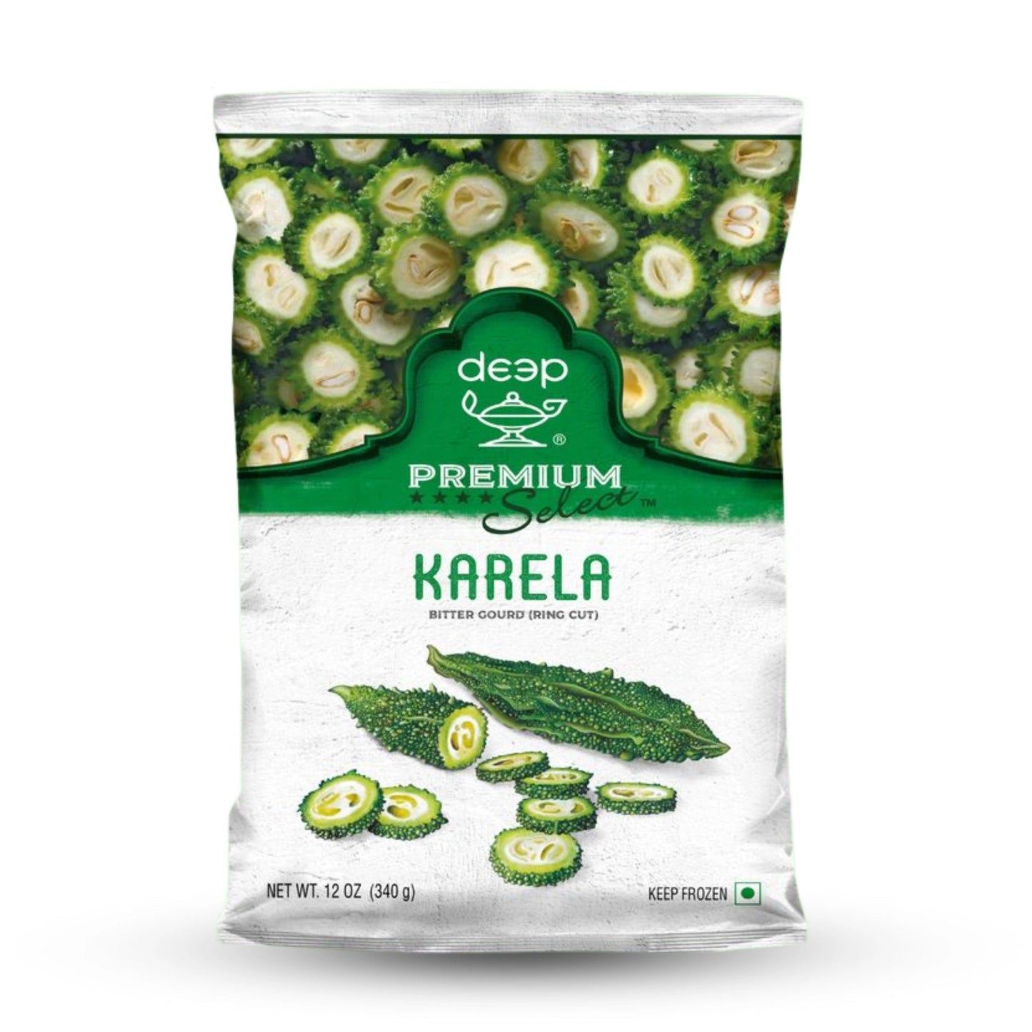 Frozen Deep Karela Ring Cut 12 Oz