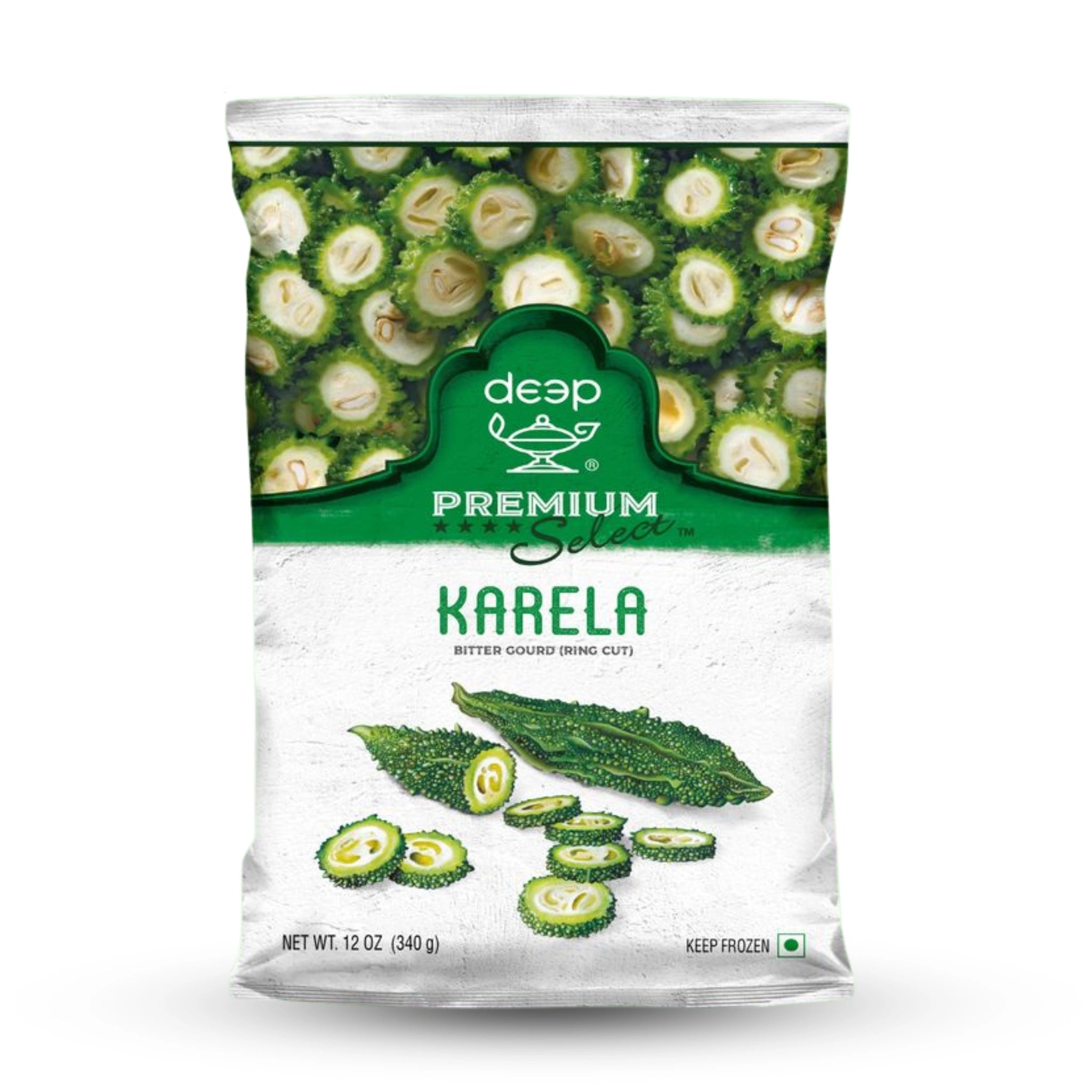 Frozen Deep Karela Ring Cut 12 Oz
