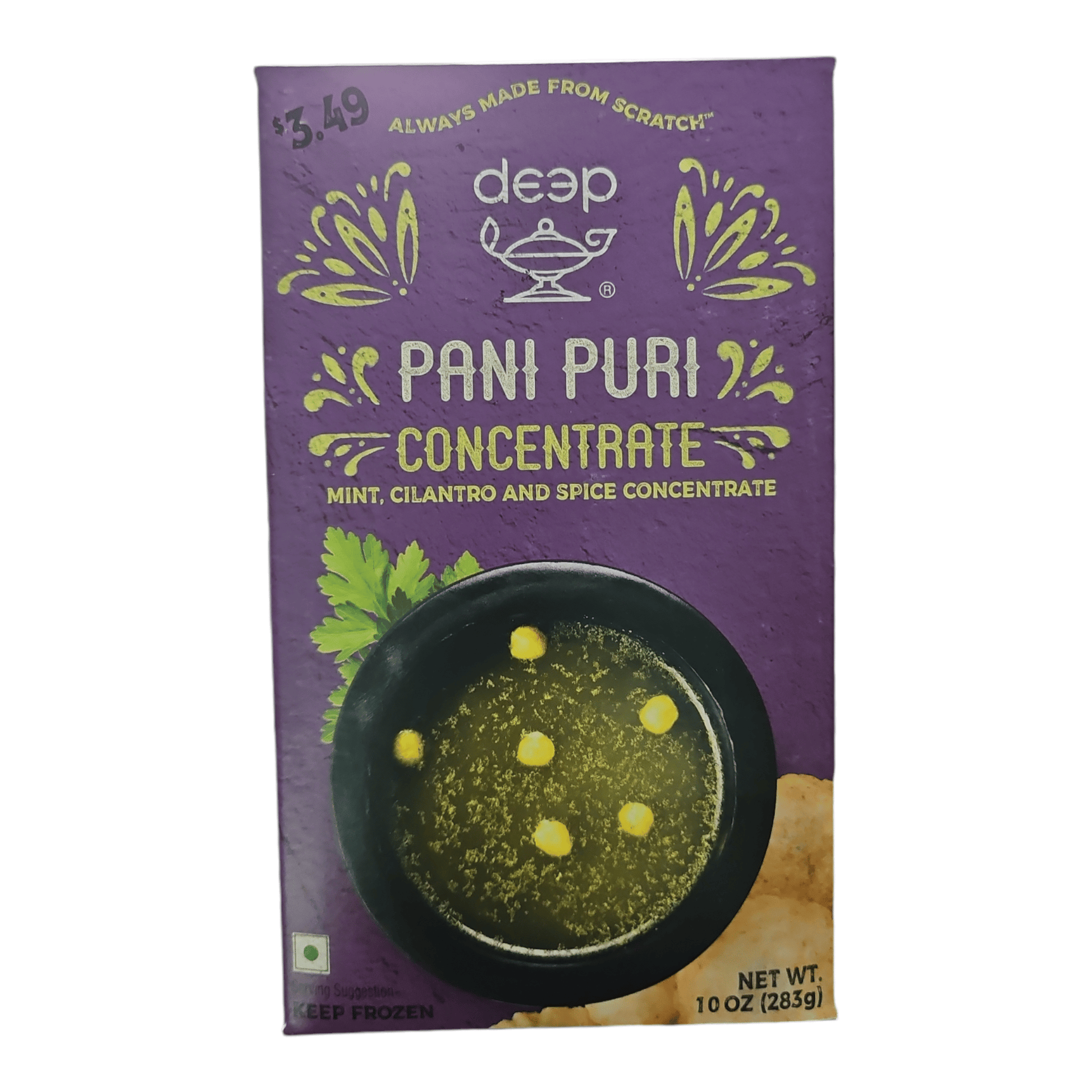 Frozen Deep Pani Puri Concentrate 10 Oz