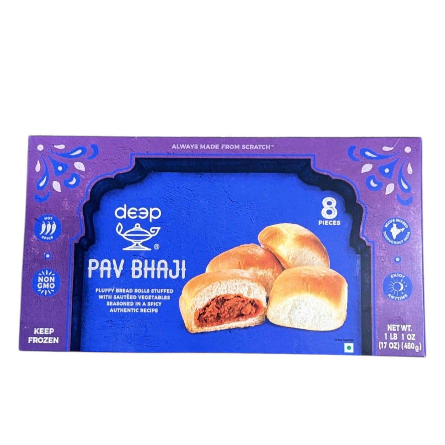 Frozen Deep Pav Bhaji(Pack of 8)