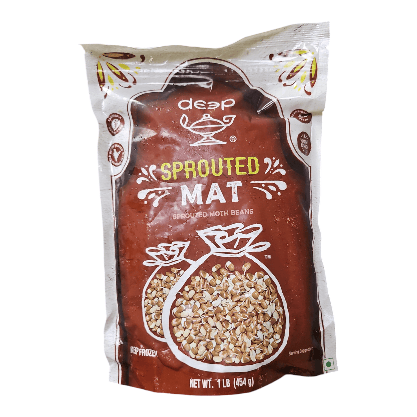 Frozen Deep Sprout Mat (Moth Beans) 1 Lb