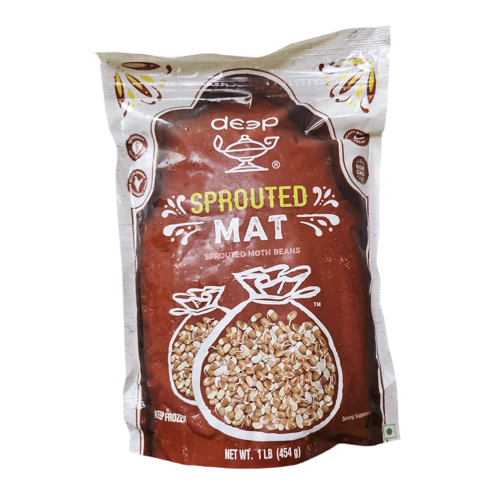 Frozen Deep Sprout Mat (Moth Beans) 1 Lb