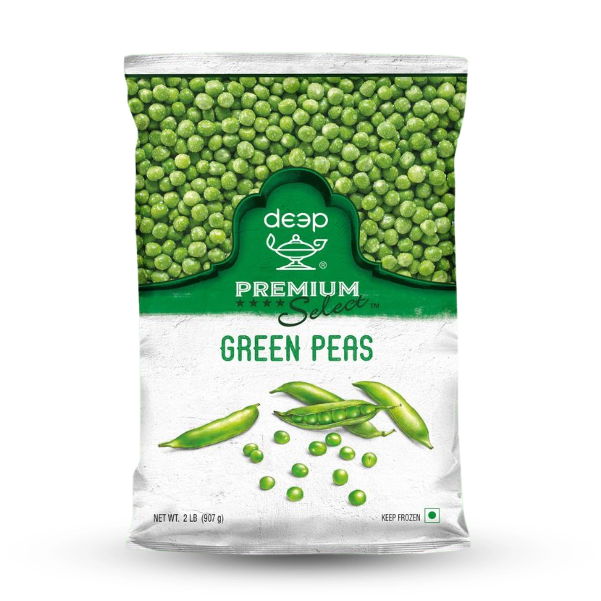 Frozen Deep Value Pack Green Peas 2 Lb