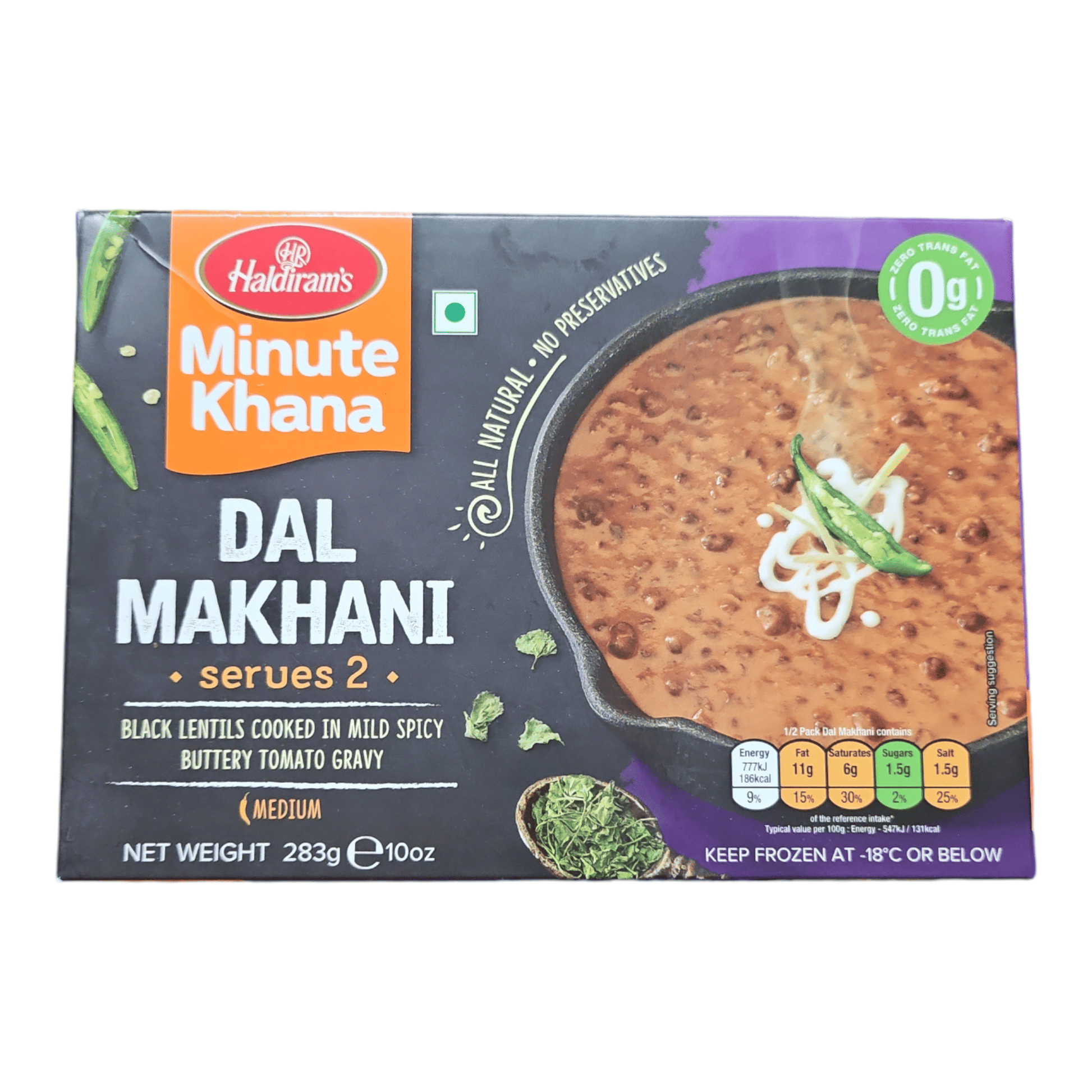 Frozen Haldiram Dal Makhani 283 Gm
