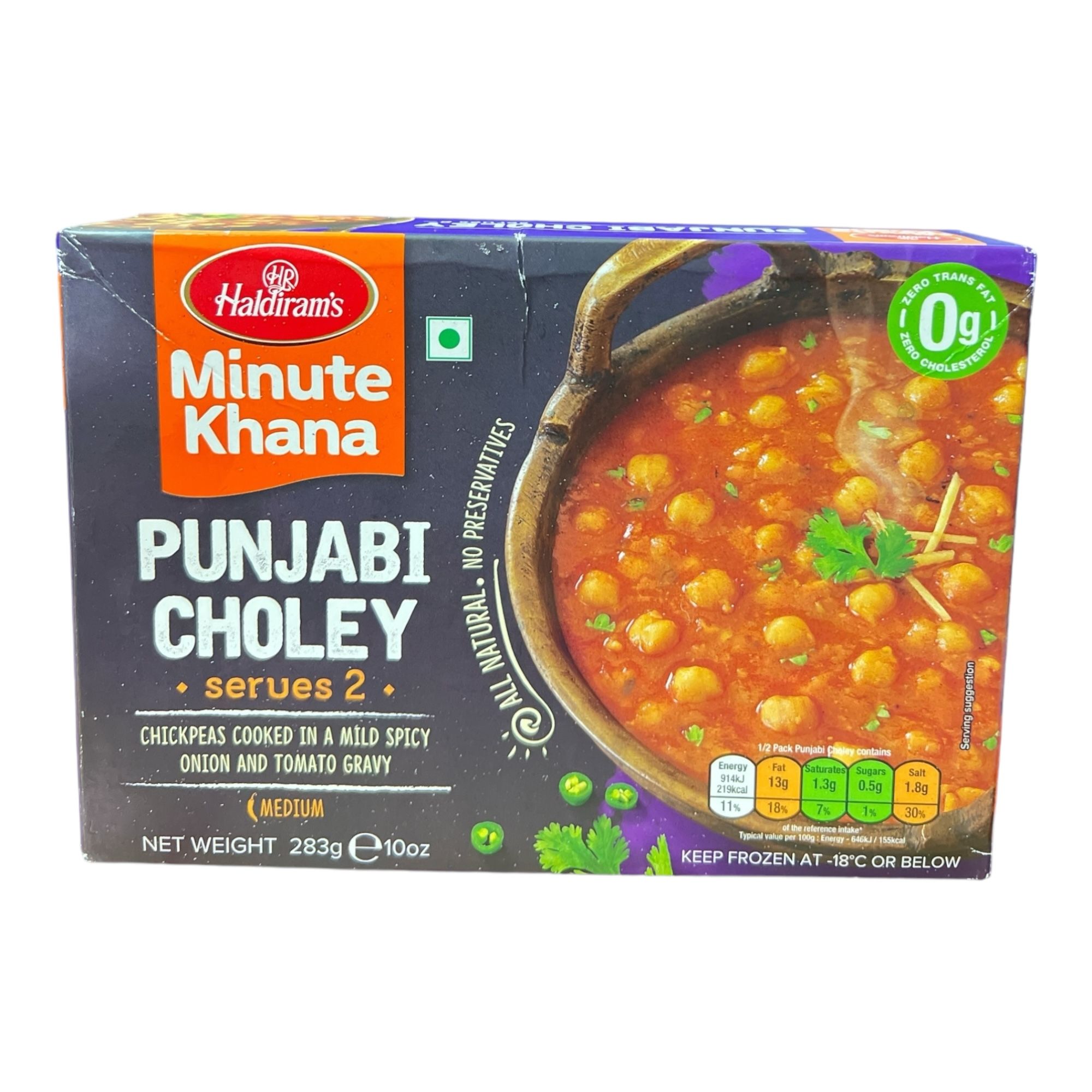 Frozen Haldiram Punjabi Choley 283 Gm