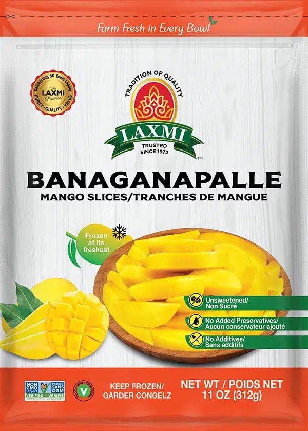 Frozen Laxmi Banganapalli Mango Slices 11 Oz
