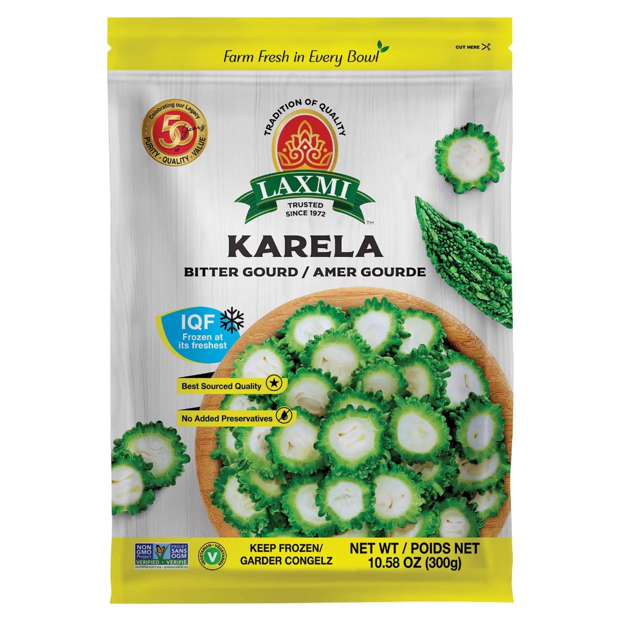 Frozen Laxmi Karela Cut 300 Gm
