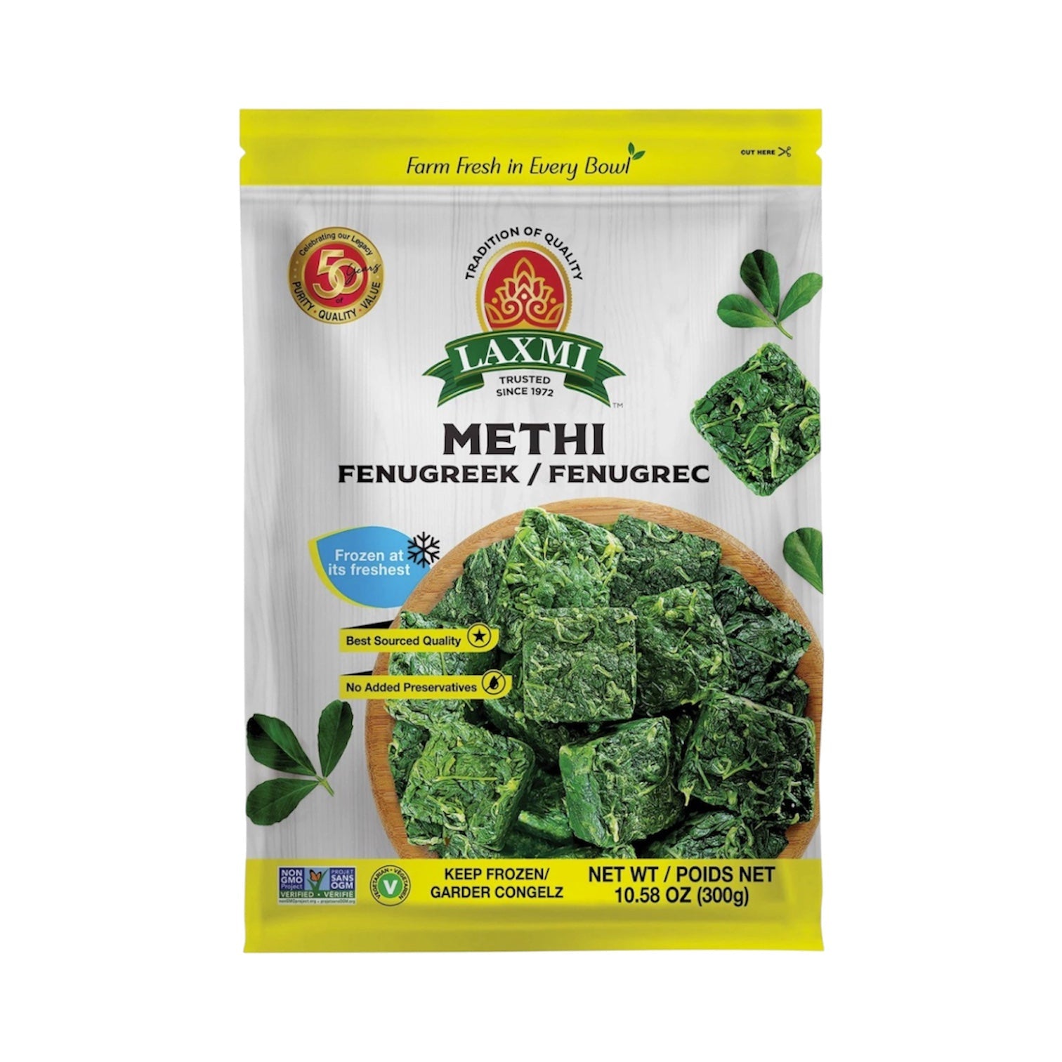 Frozen Laxmi Methi Blocks 300 Gm