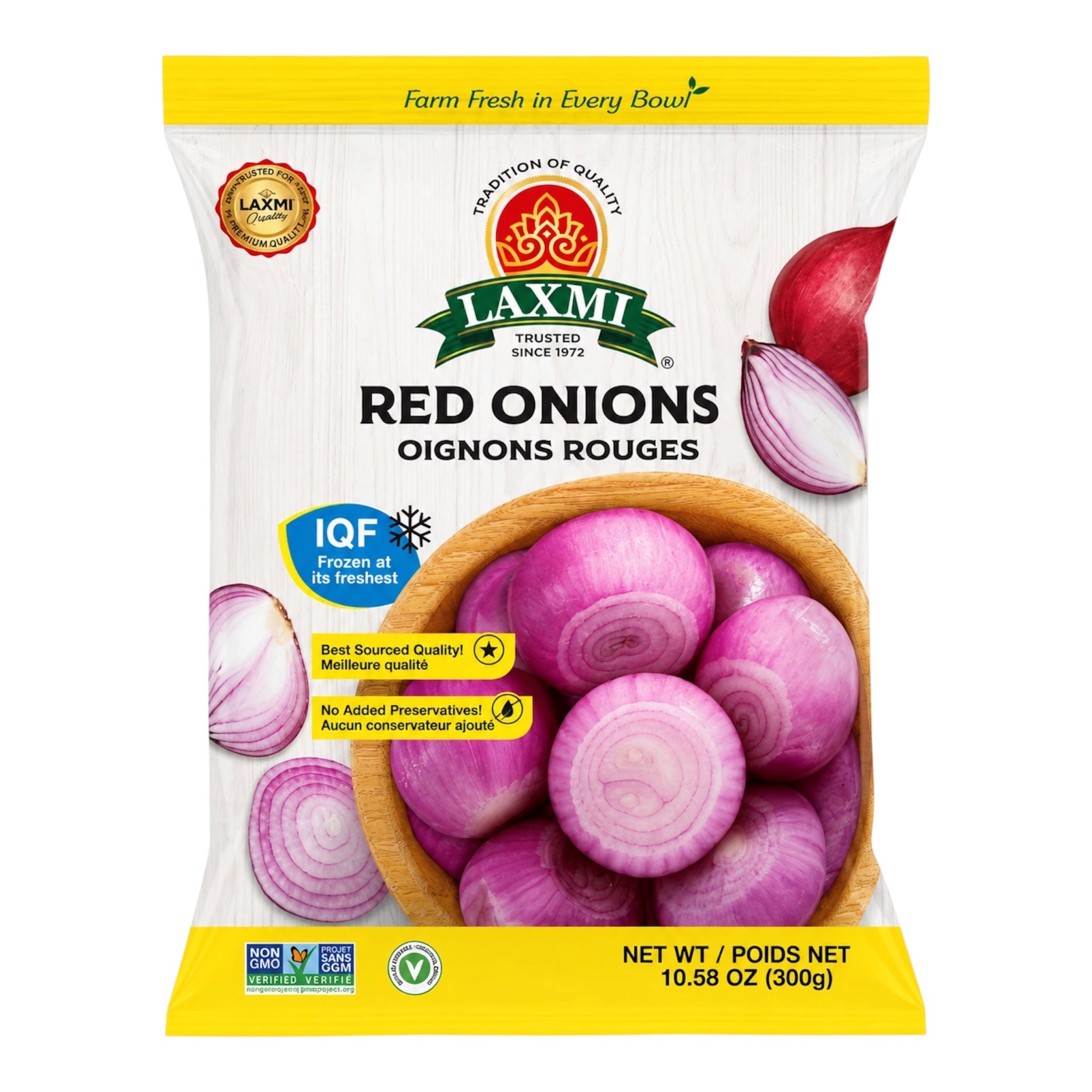 Frozen Laxmi Red Onion 300 Gm