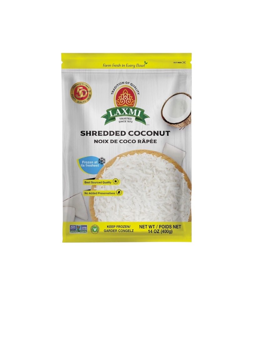 Frozen Laxmi Shredded Coconut 400 Gm