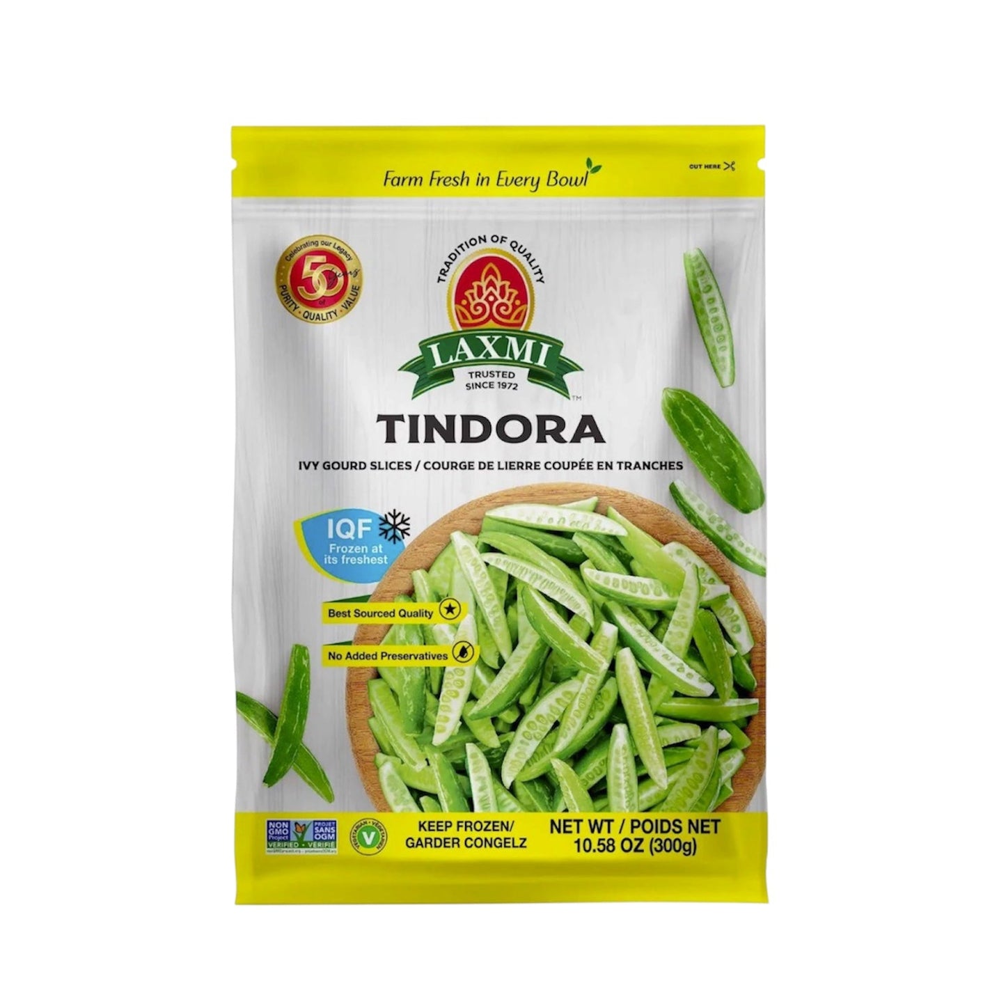 Frozen Laxmi Tindora Cut 300 Gm