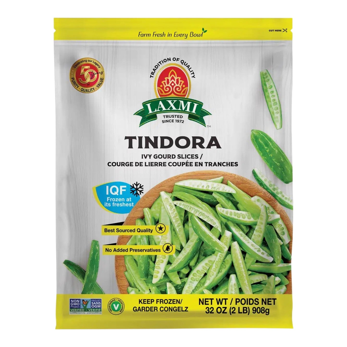 Frozen Laxmi Tindora Cut 900 Gm