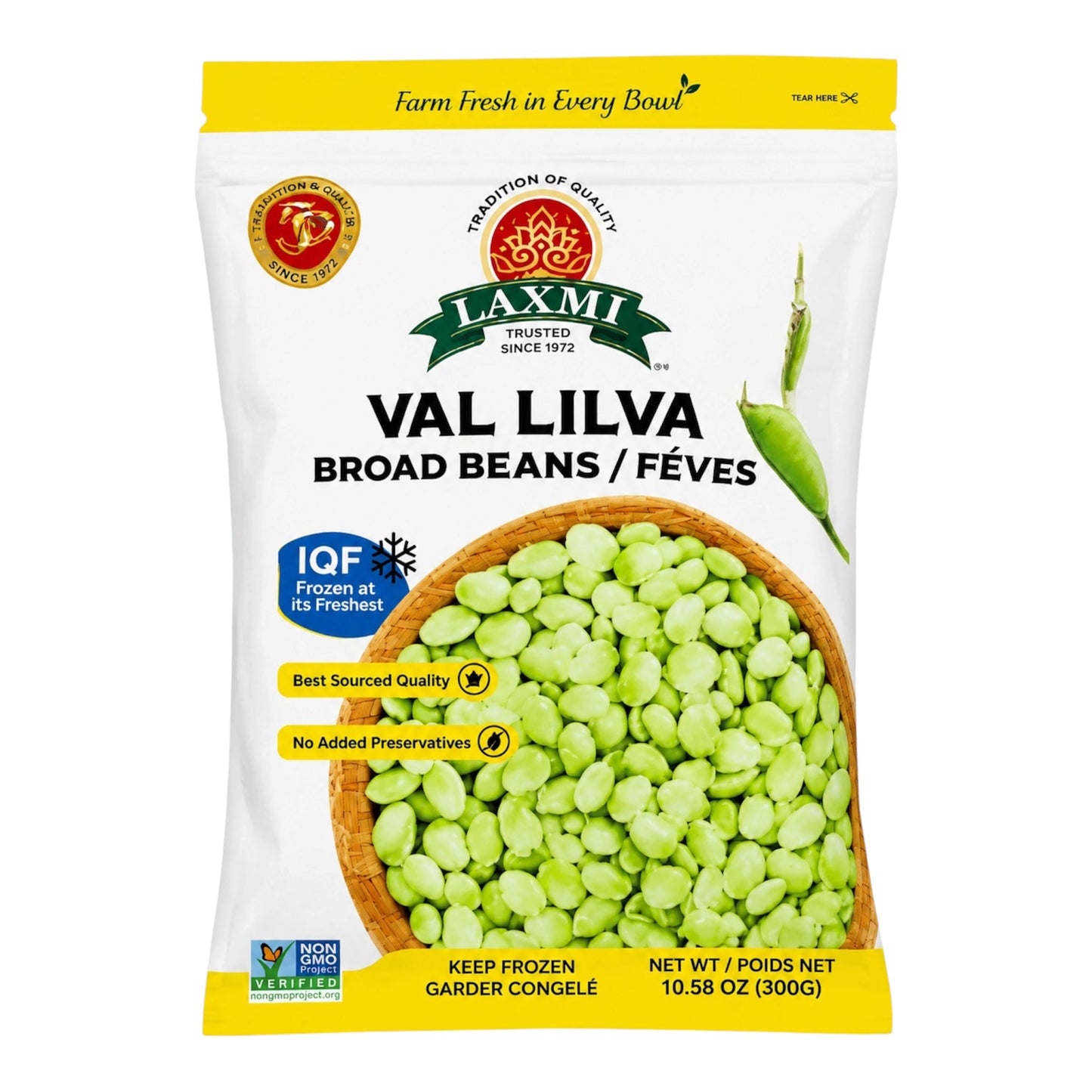 Frozen Laxmi Val Lilva 300 Gm