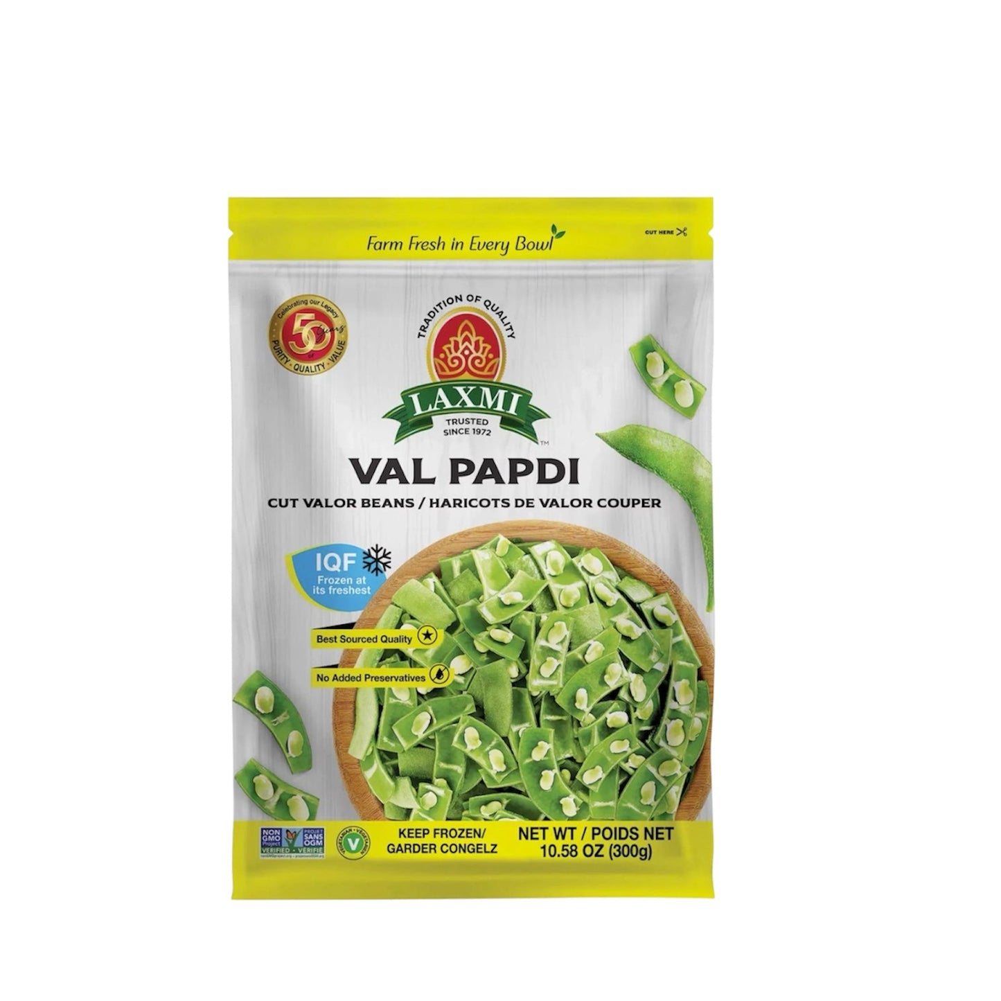 Frozen Laxmi Val Papdi Cut 300 Gm