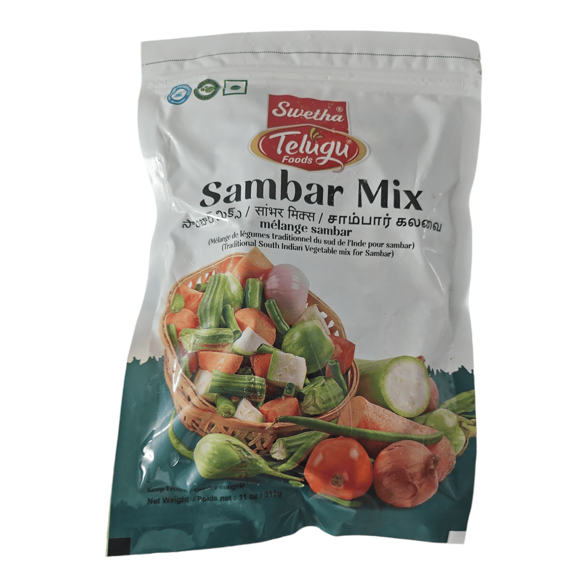 Frozen Swetha Telugu Sambar Mix 312 GM