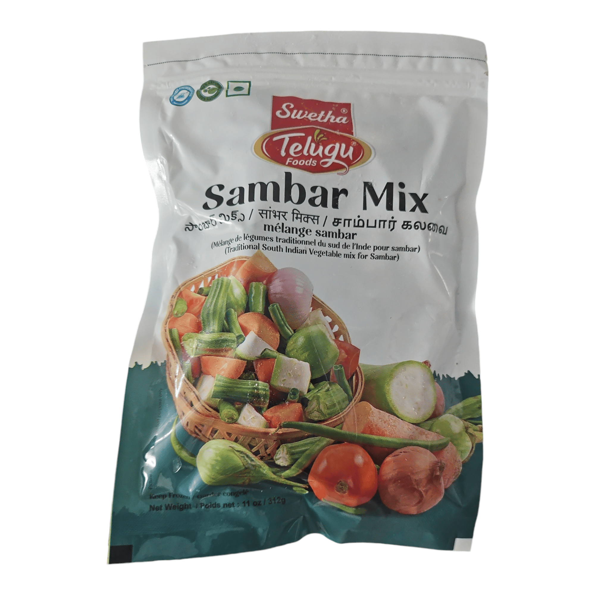 Frozen Swetha Telugu Sambar Mix 312 GM