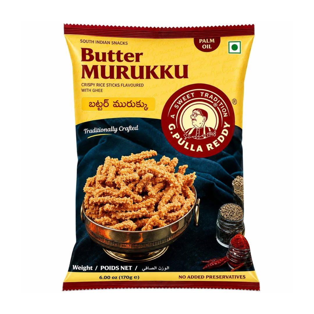 G Pulla Reddy Butter Murukku 170 Gm
