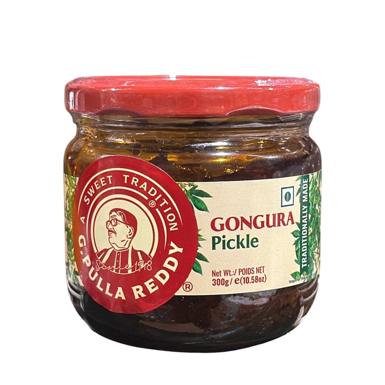 G Pulla Reddy Gongura Garlic Pickle 300 GM