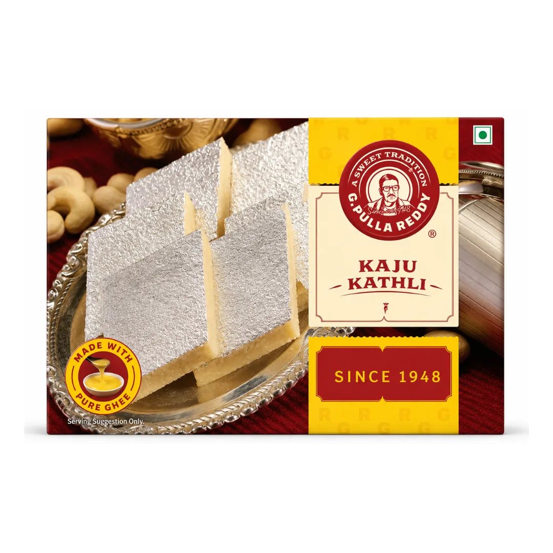 G Pulla Reddy Kaju Kathli 250 Gm