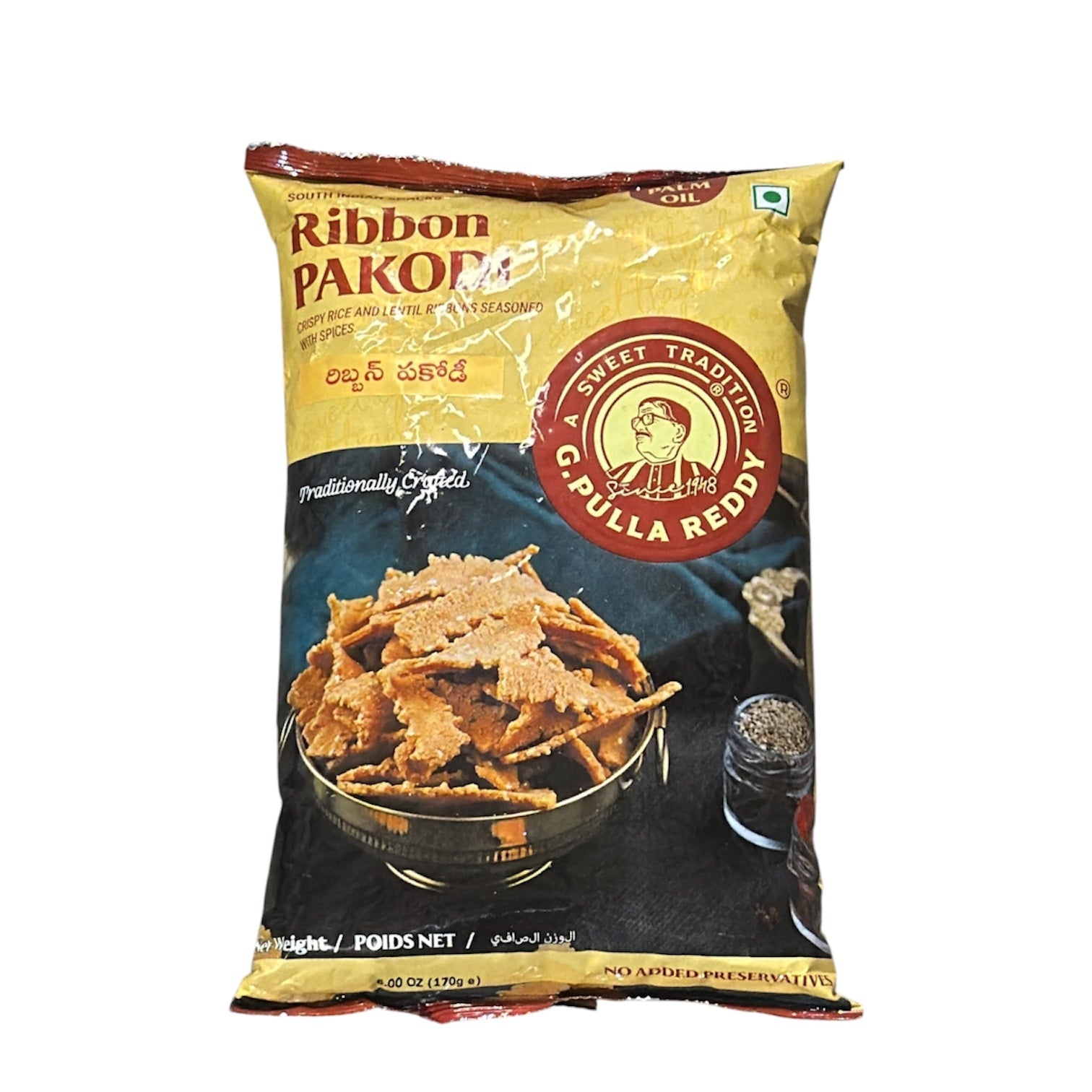 G Pulla Reddy Ribbon Pakodi 170 Gm