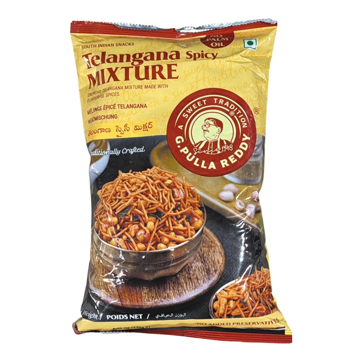 G Pulla Reddy Telangana Spicy Mixture 170 GM