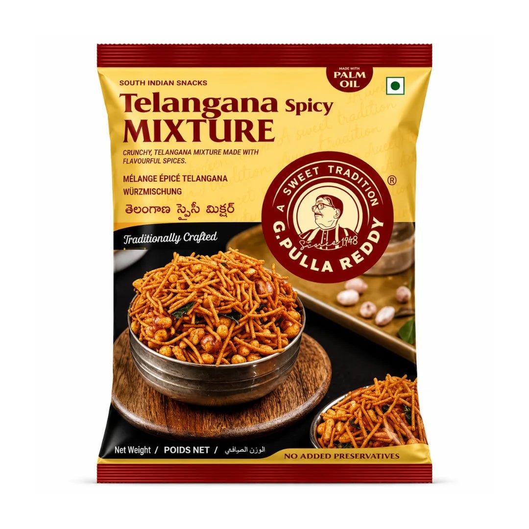 G Pulla Reddy Telangana Spicy Mixture 170 GM