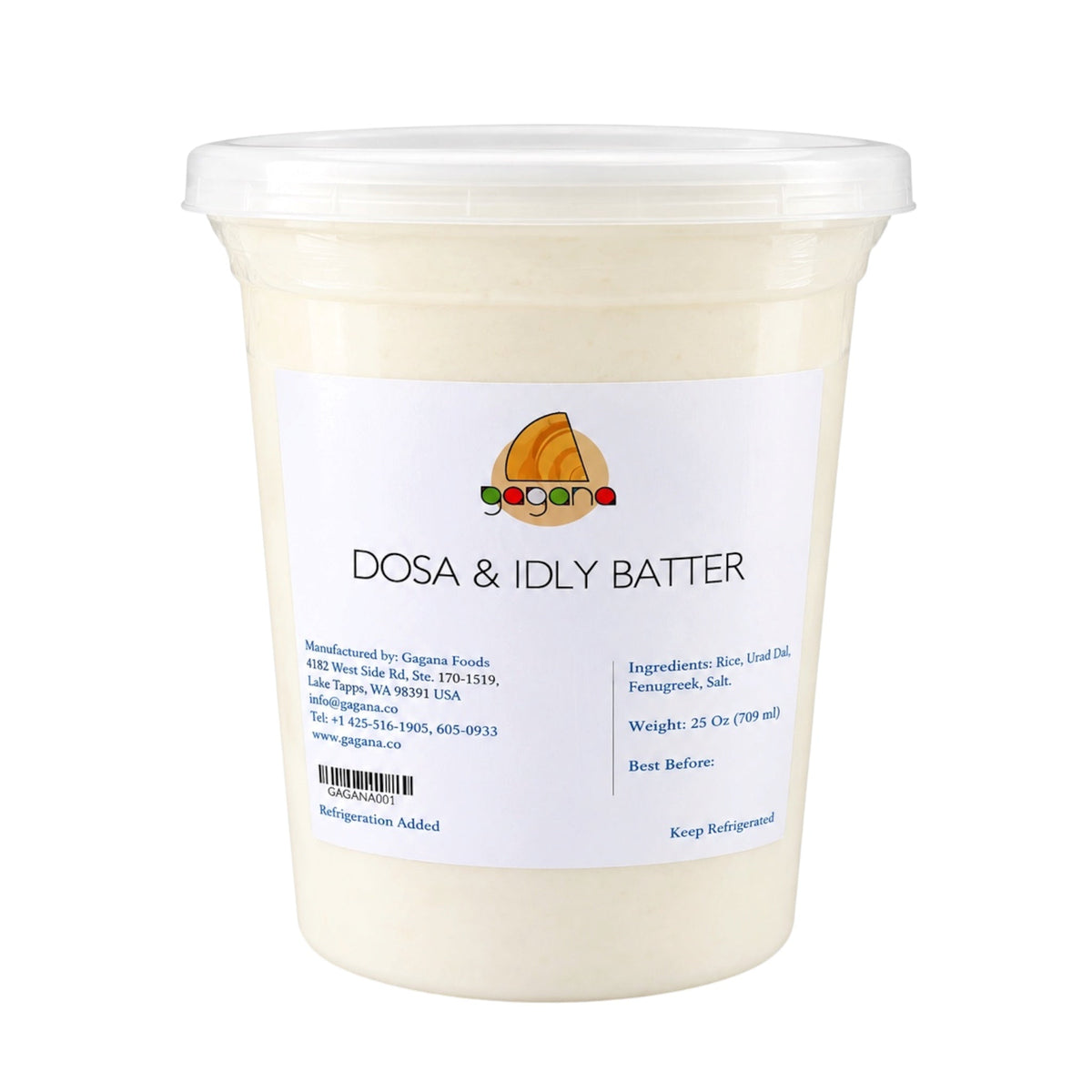 Gagana Dosa Idli Batter 25 Oz