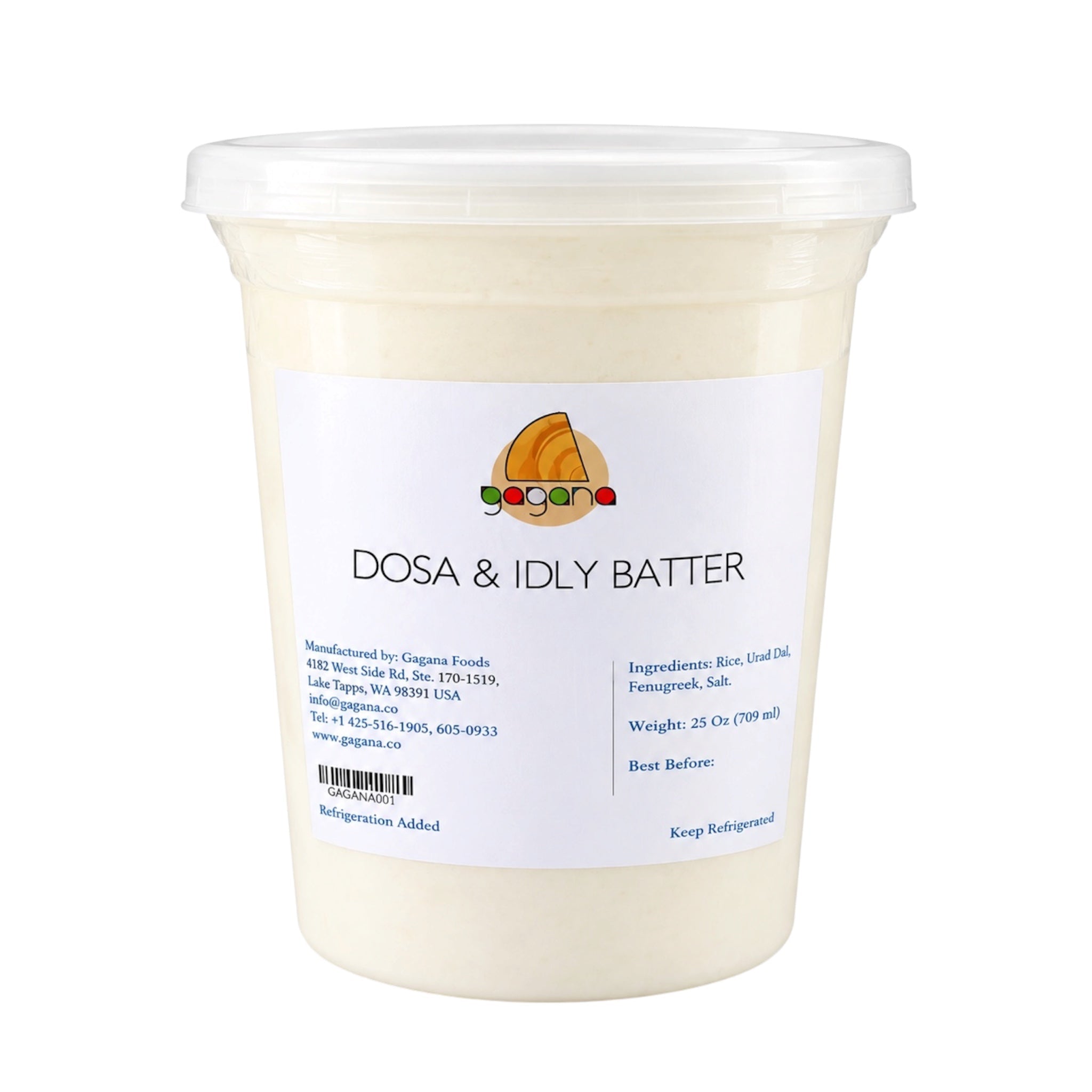Gagana Dosa Idli Batter 25 Oz