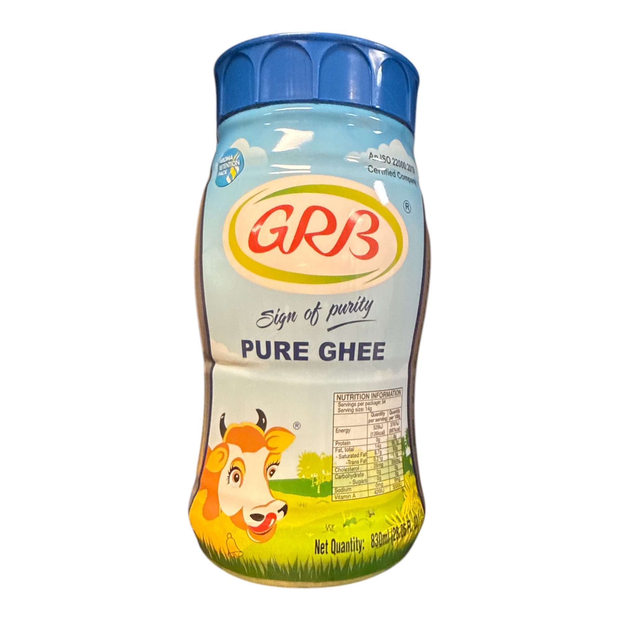 GRB Pure Cow Ghee 830 ML