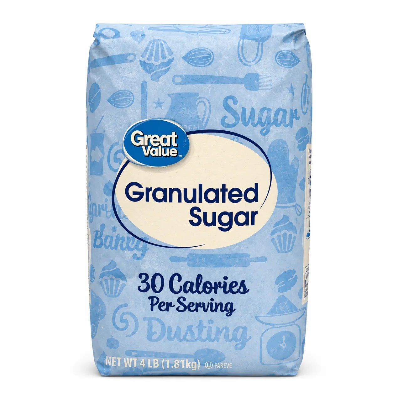 Great Value Granulated Sugar 4 Lb
