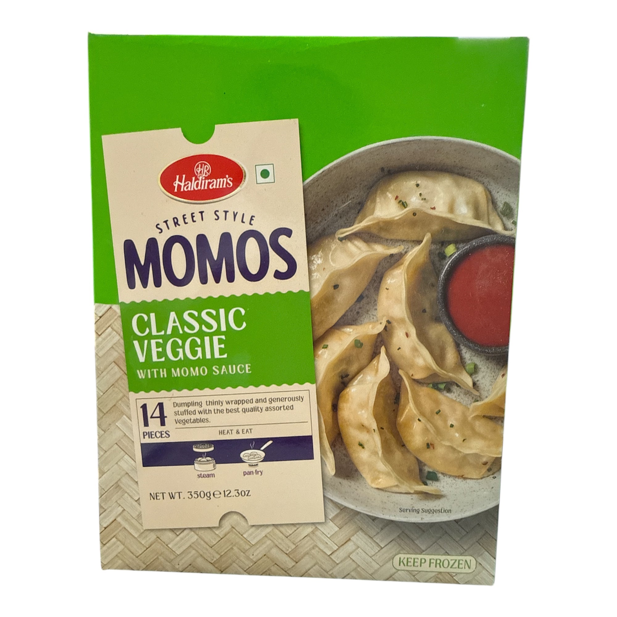 Haldiram Frozen Classisc Veggie Momos 350gm