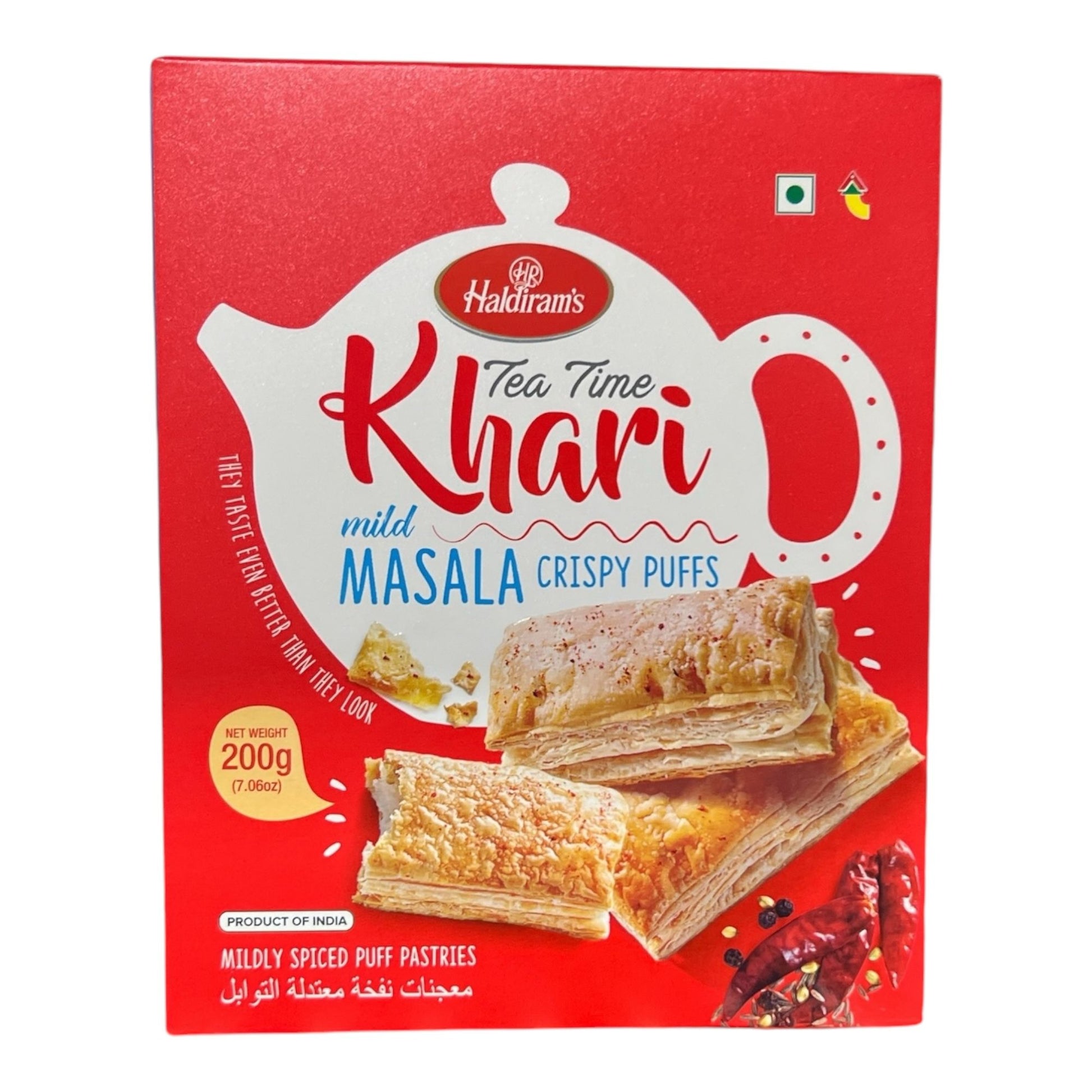 Haldiram Khari Masala Crispy Puffs 200 Gm