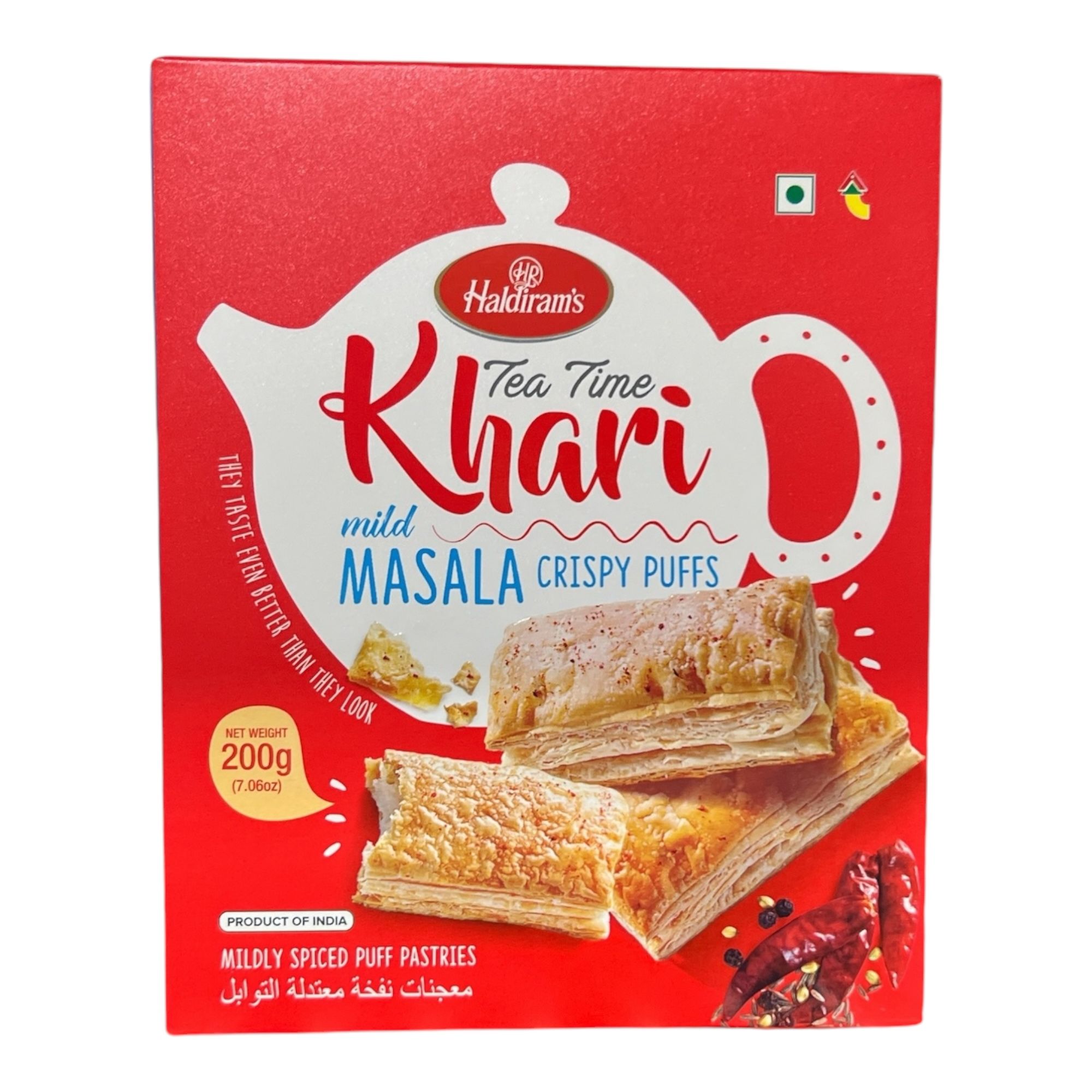 Haldiram Khari Masala Crispy Puffs 200 Gm