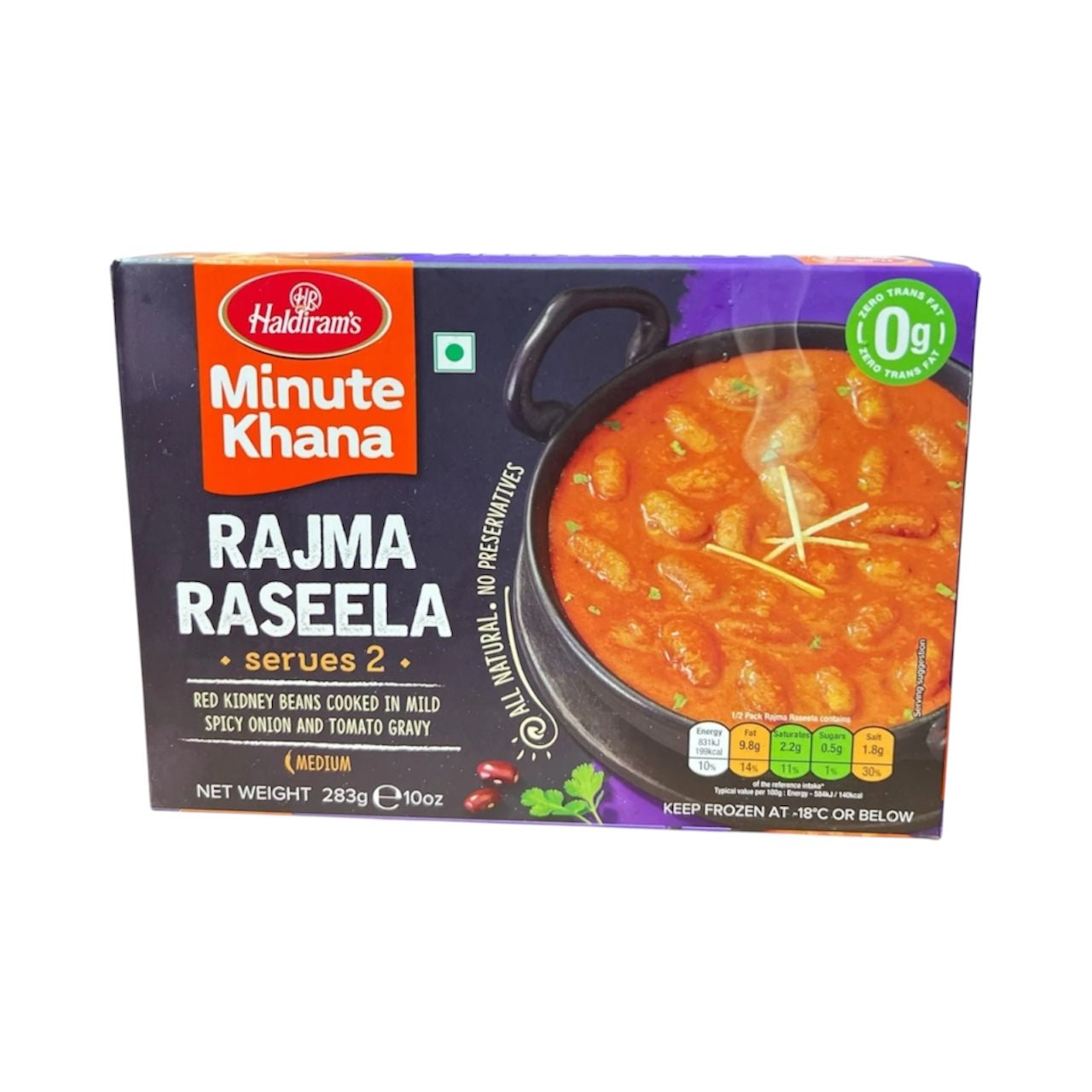 Halidram Frozen Rajma Raseele 283 gm