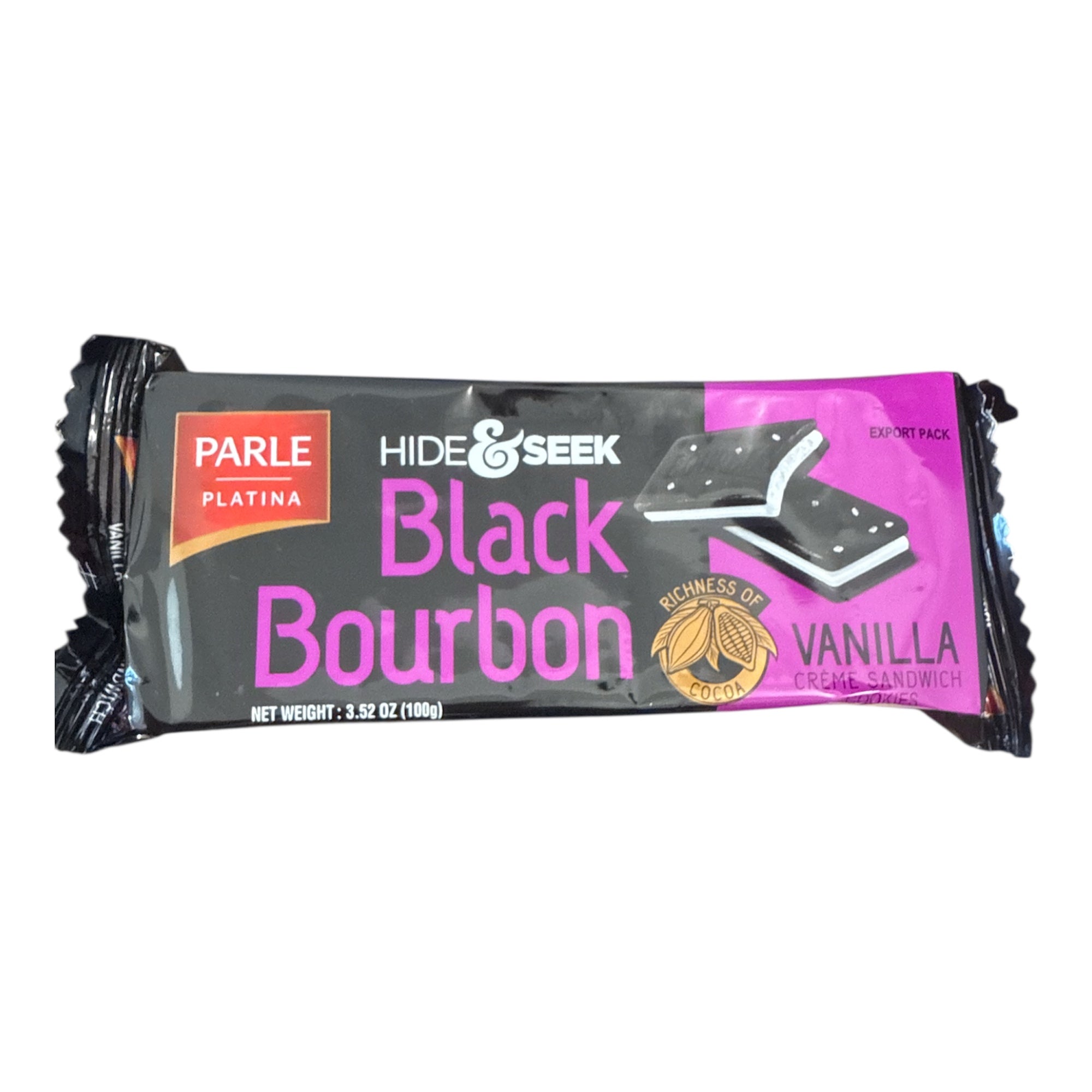 Hide & Seek Black Bourbon Vanilla 100 gm