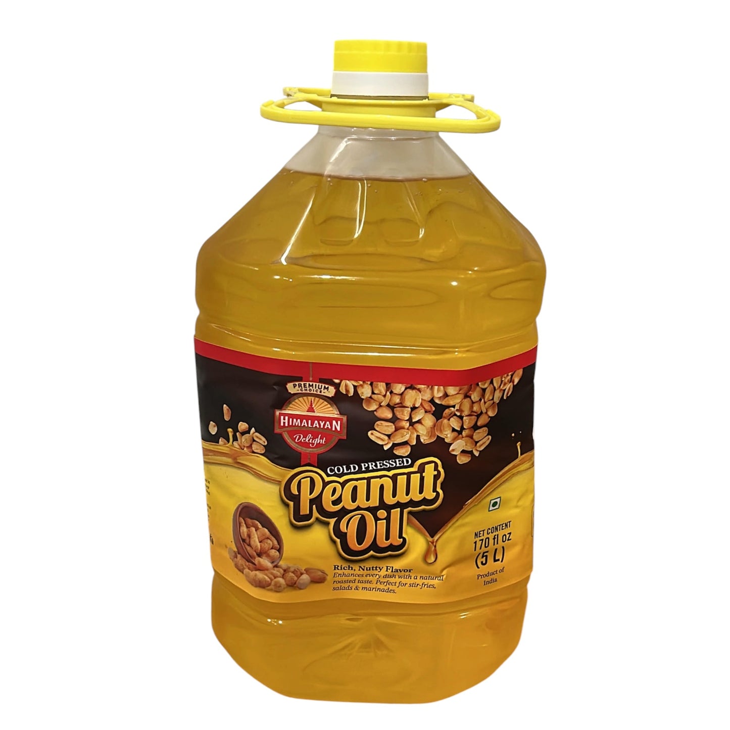 Himalayan Delight Peanut Oil (Cold Pressed) 5 LTR