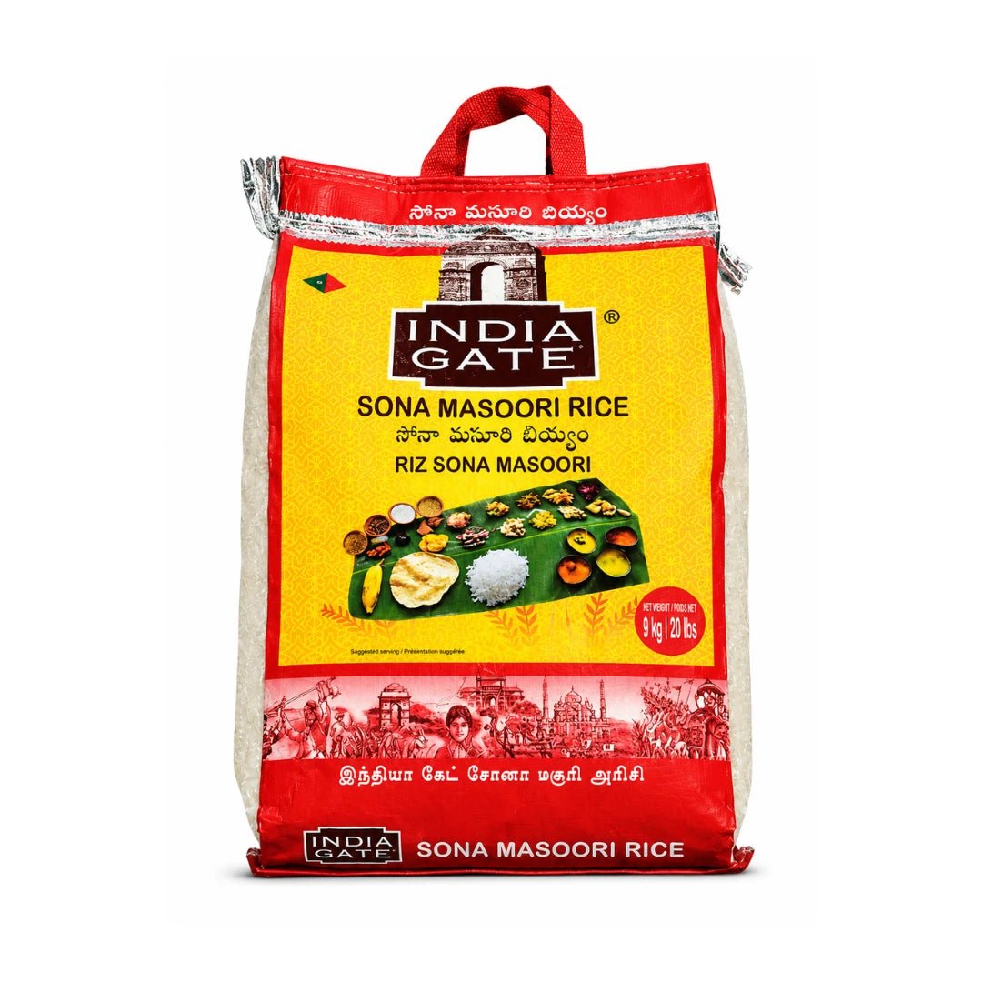 India Gate Sona Masoori Rice 20 Lb