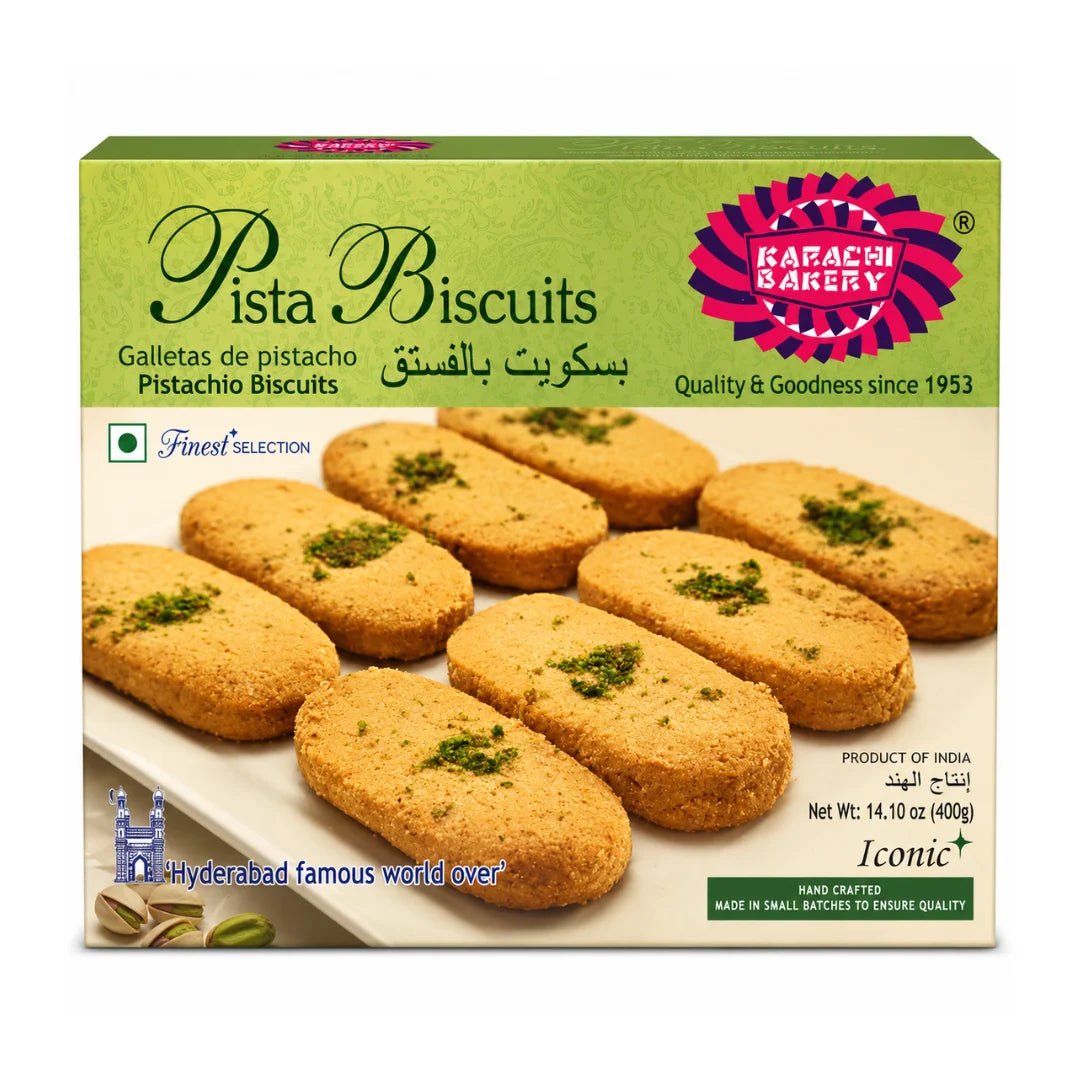 Karachi Green Pista Biscuits 400 GM