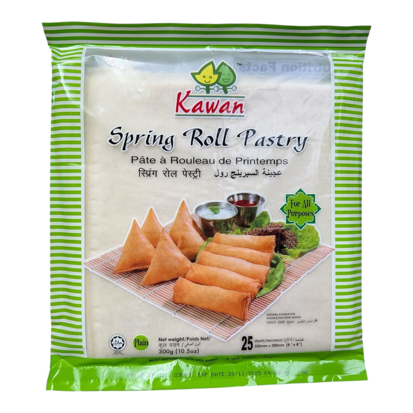 Kawan Spring Roll Pastry 25 Sheets