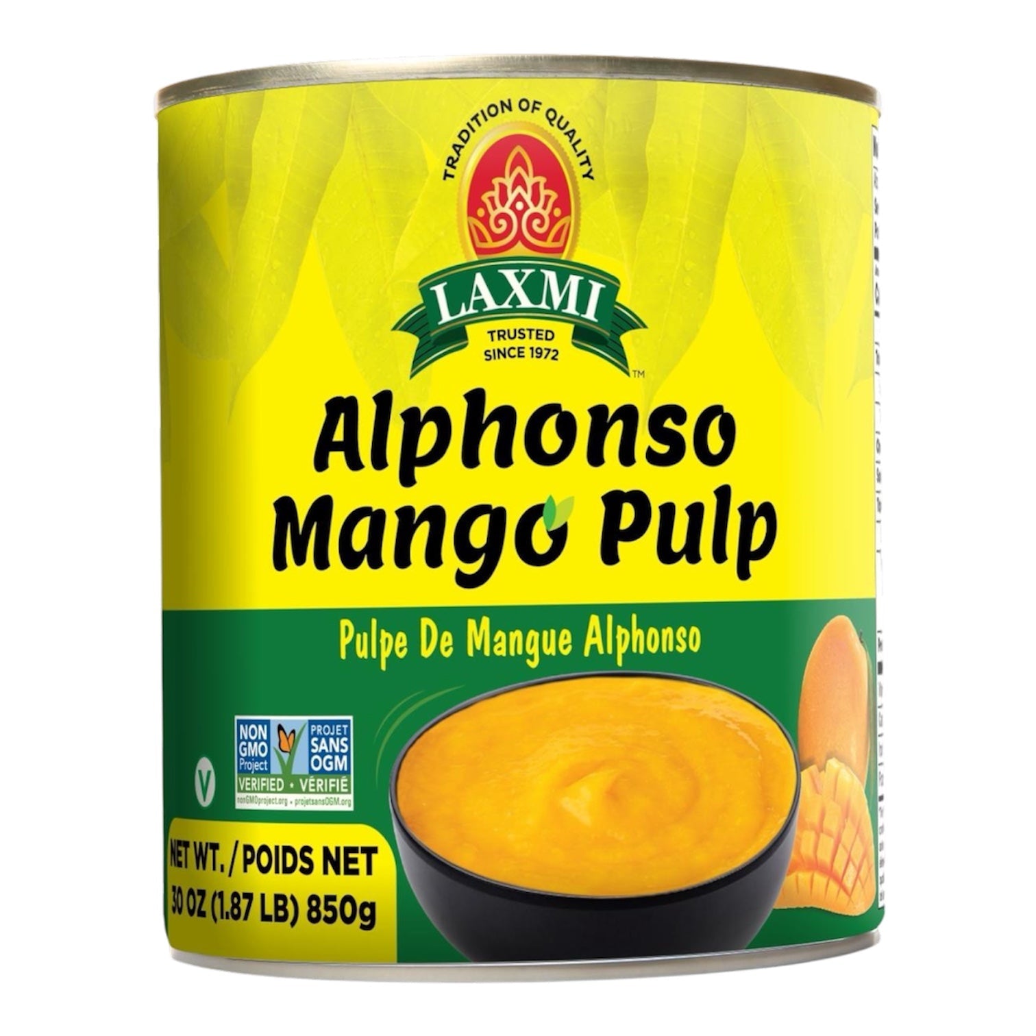 Laxmi Alphonso Mango Pulp 850 gm