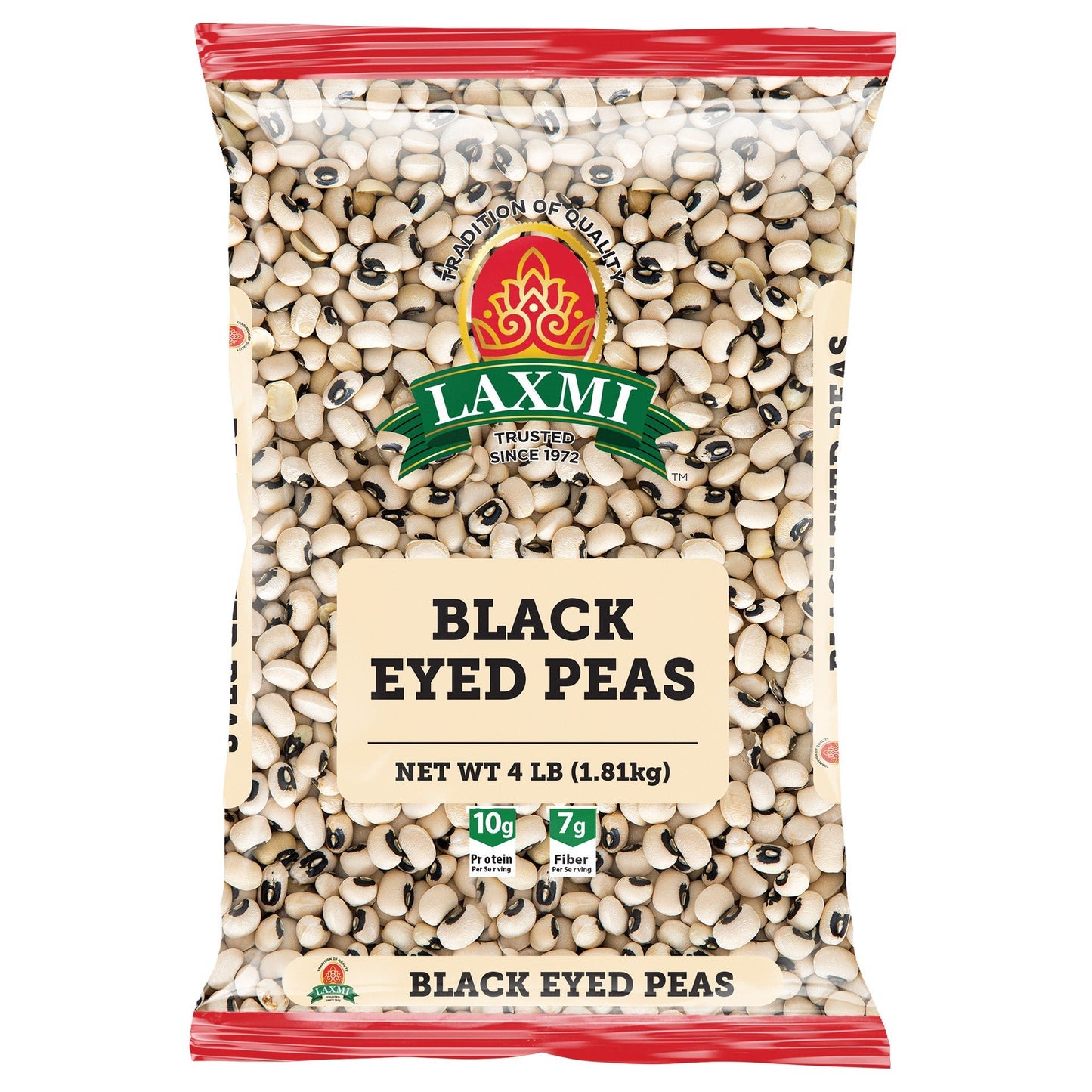 Laxmi Black Eyed Peas 4 LB