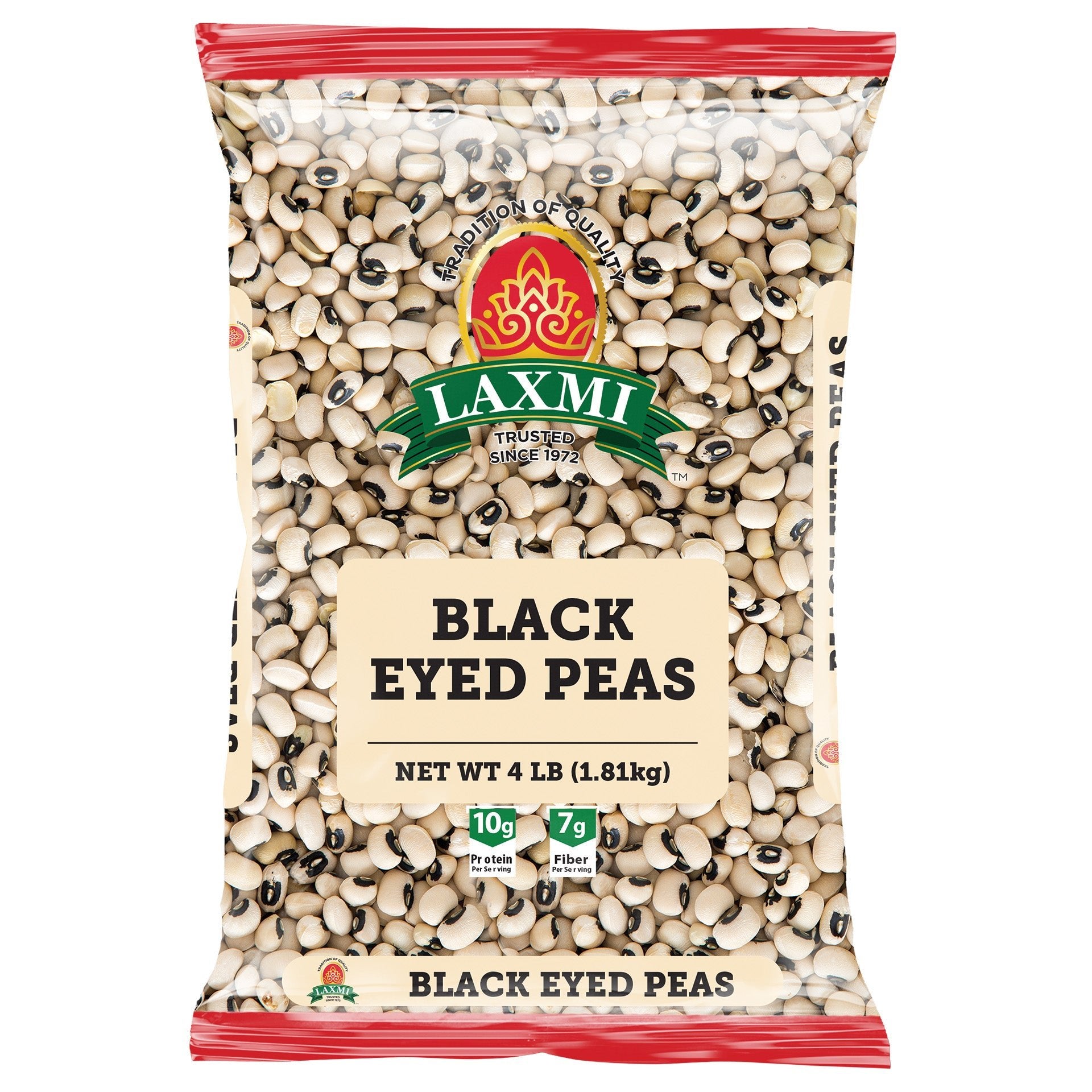 Laxmi Black Eyed Peas 4 LB