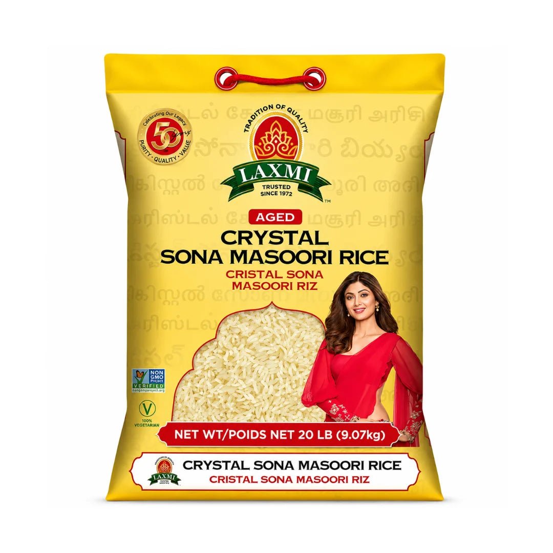 Laxmi Crystal Sona Masoori Rice 20 LB
