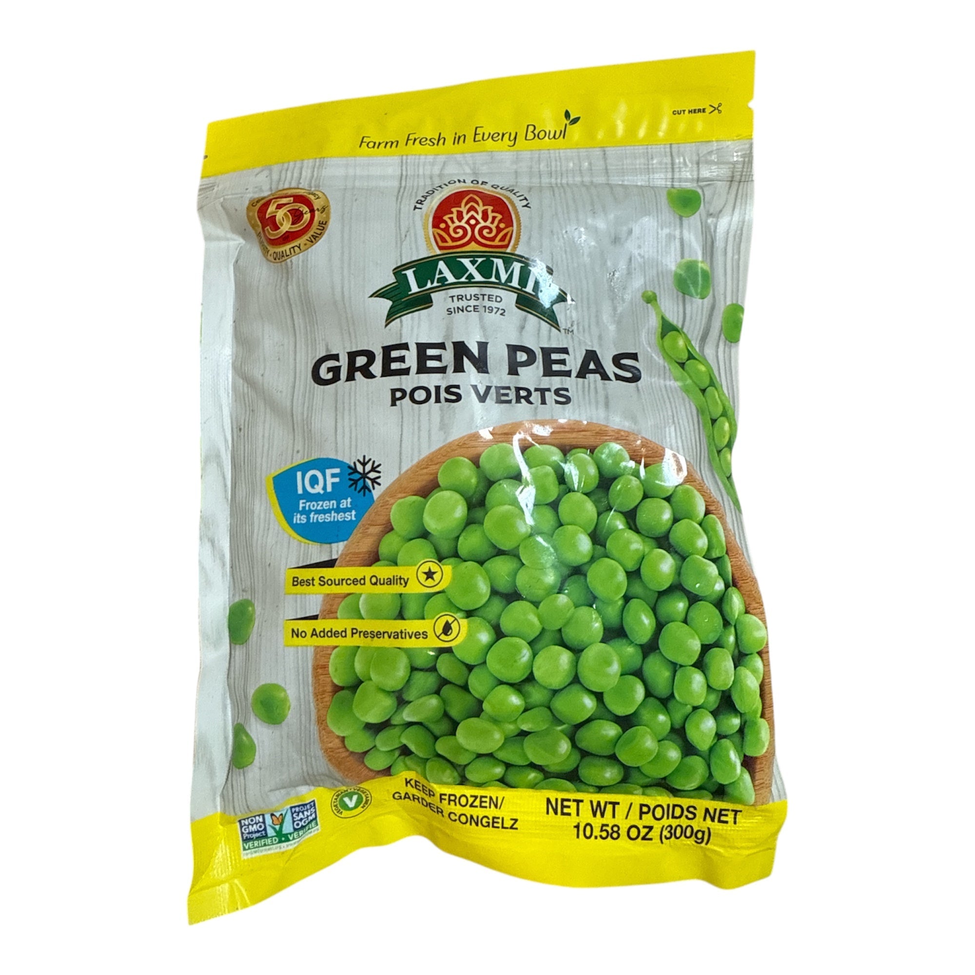 Laxmi Frozen Green Peas (Indian) 300 gm