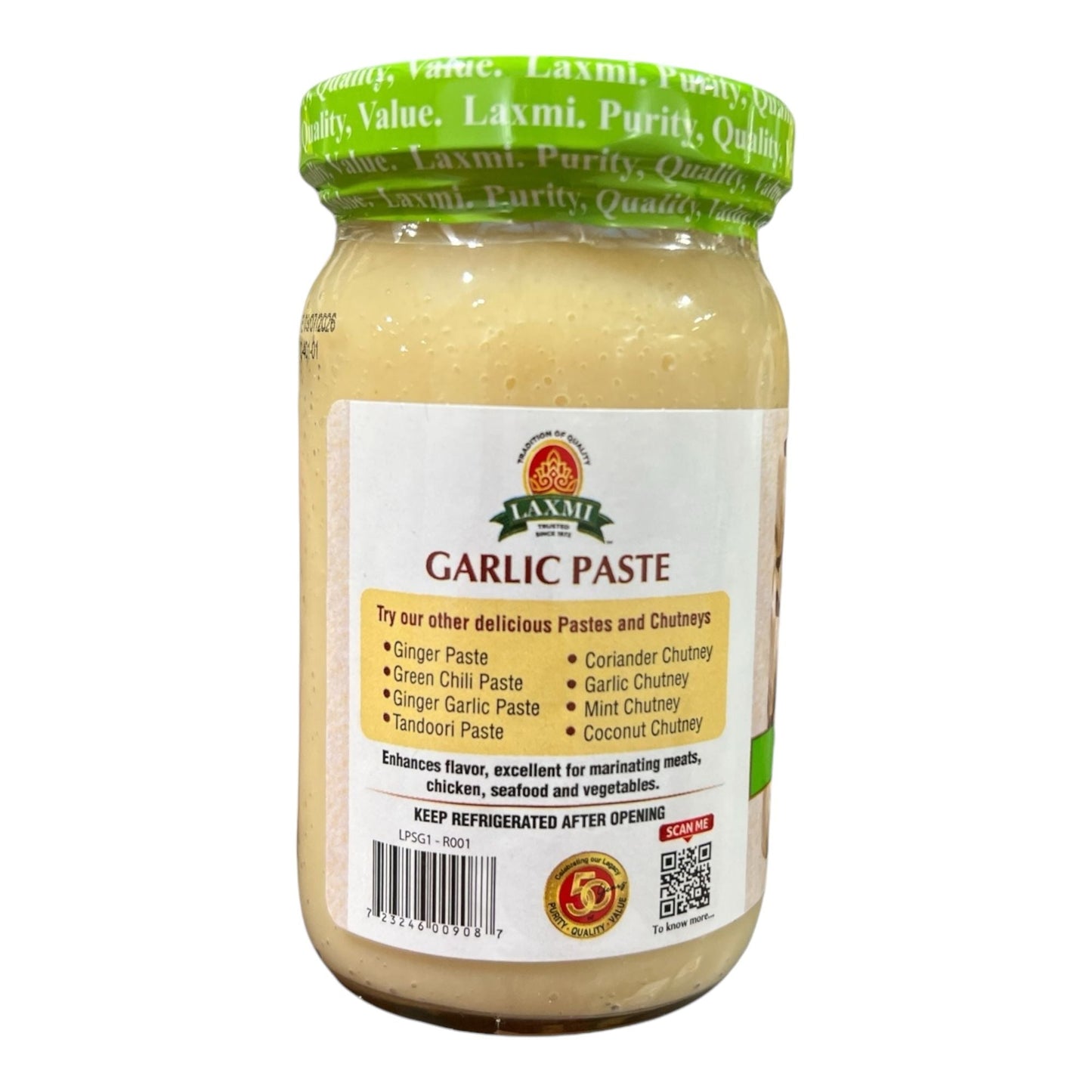 Laxmi Garlic Paste 8 Oz