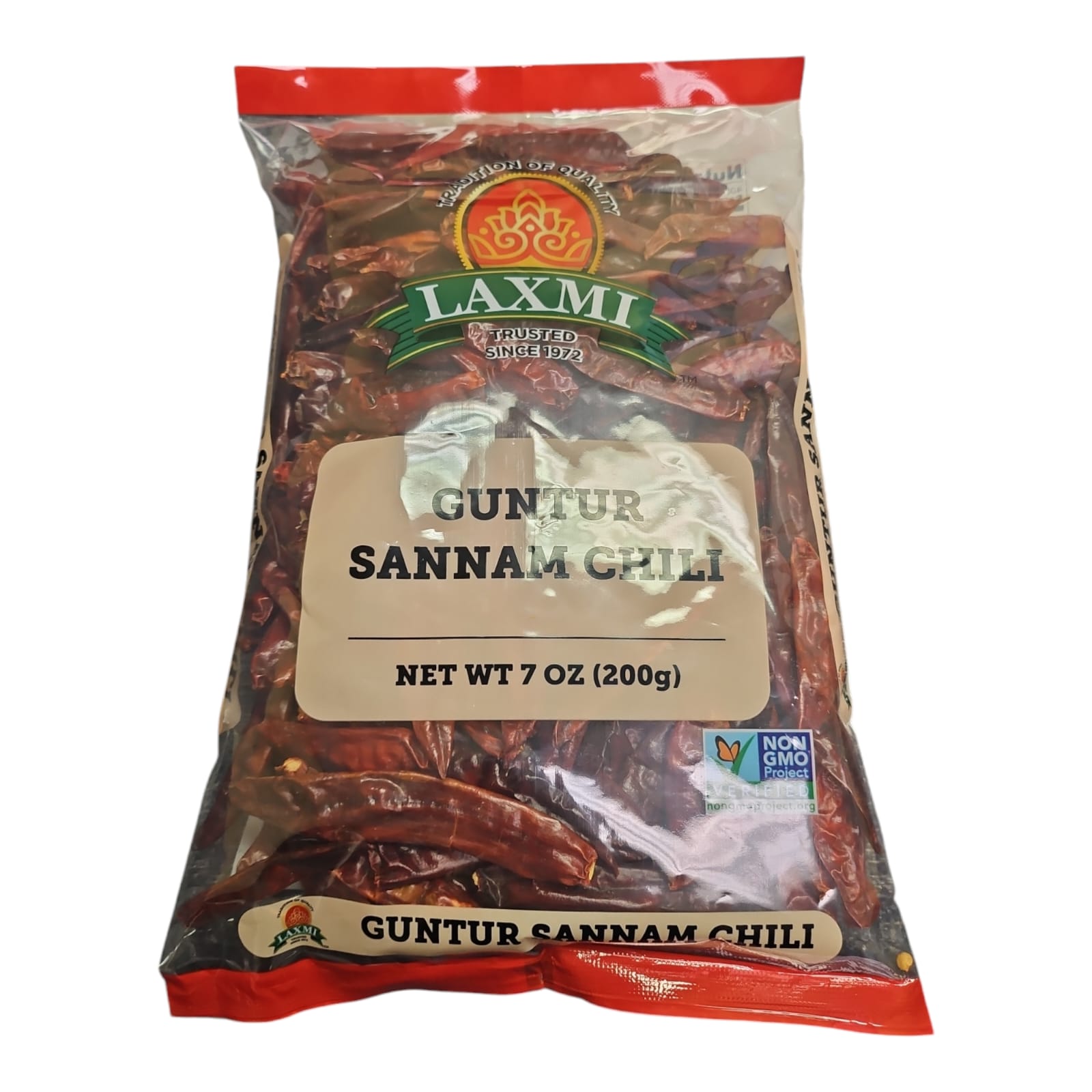 Laxmi Guntur Sannam Chilli Whole 7 Oz
