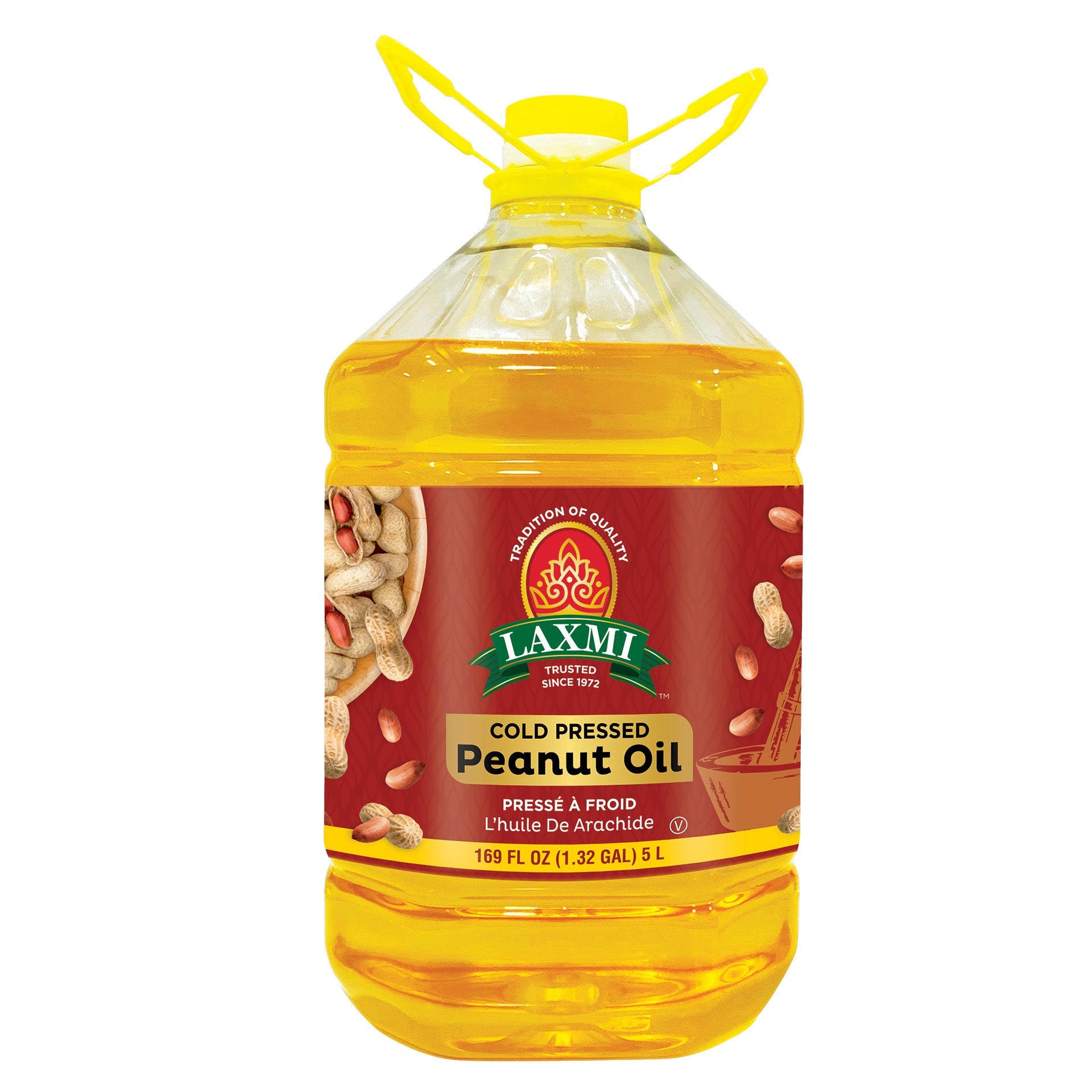 Laxmi Peanut Oil (Cold Pressed) 5 LTR