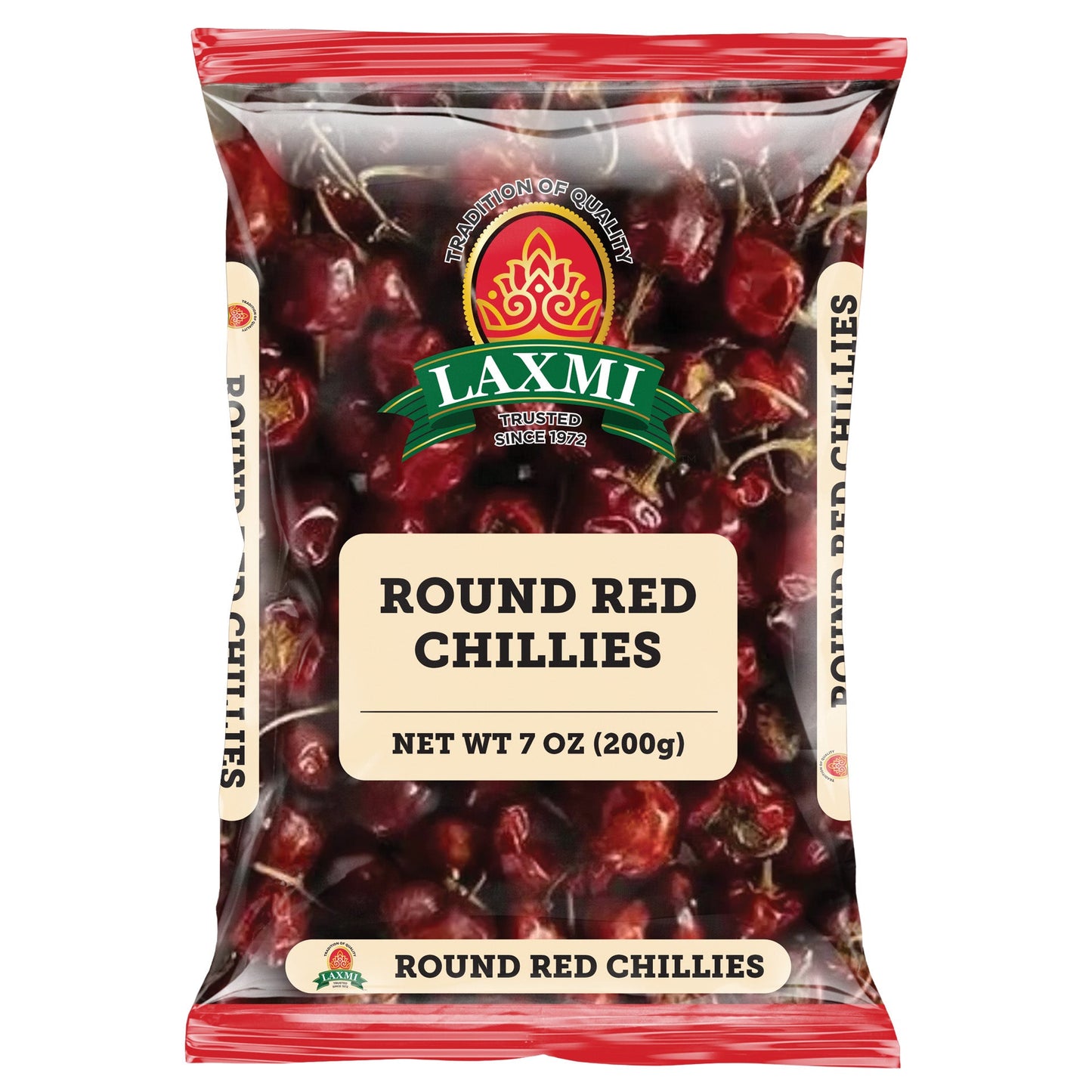 Laxmi Round Red Chili 200 Gm