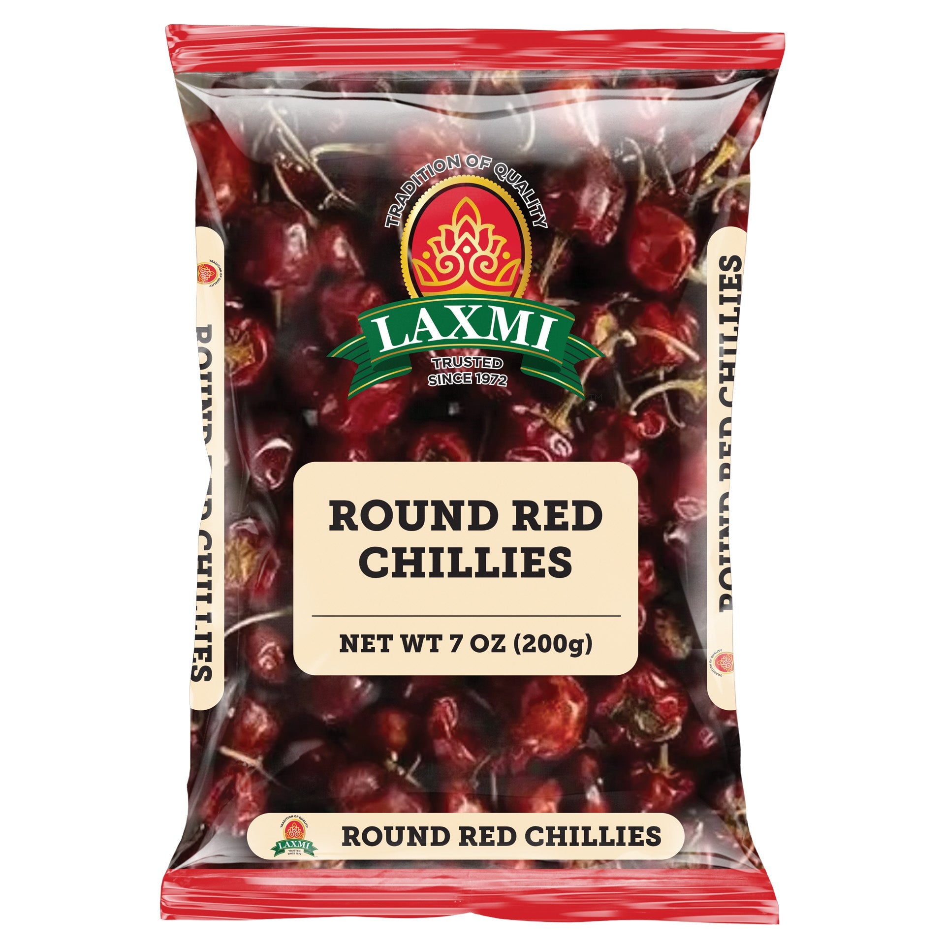 Laxmi Round Red Chili 200 Gm