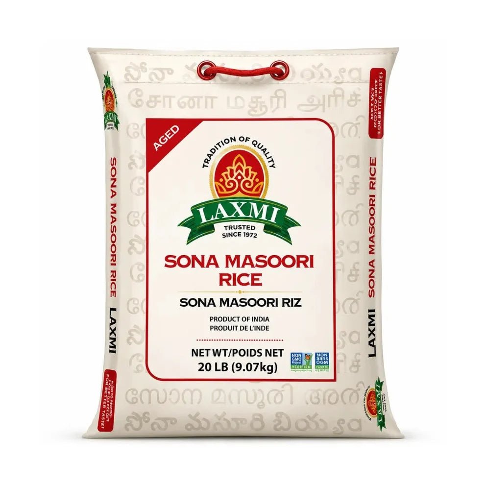 Laxmi Sona Masoori Rice 20 Lb